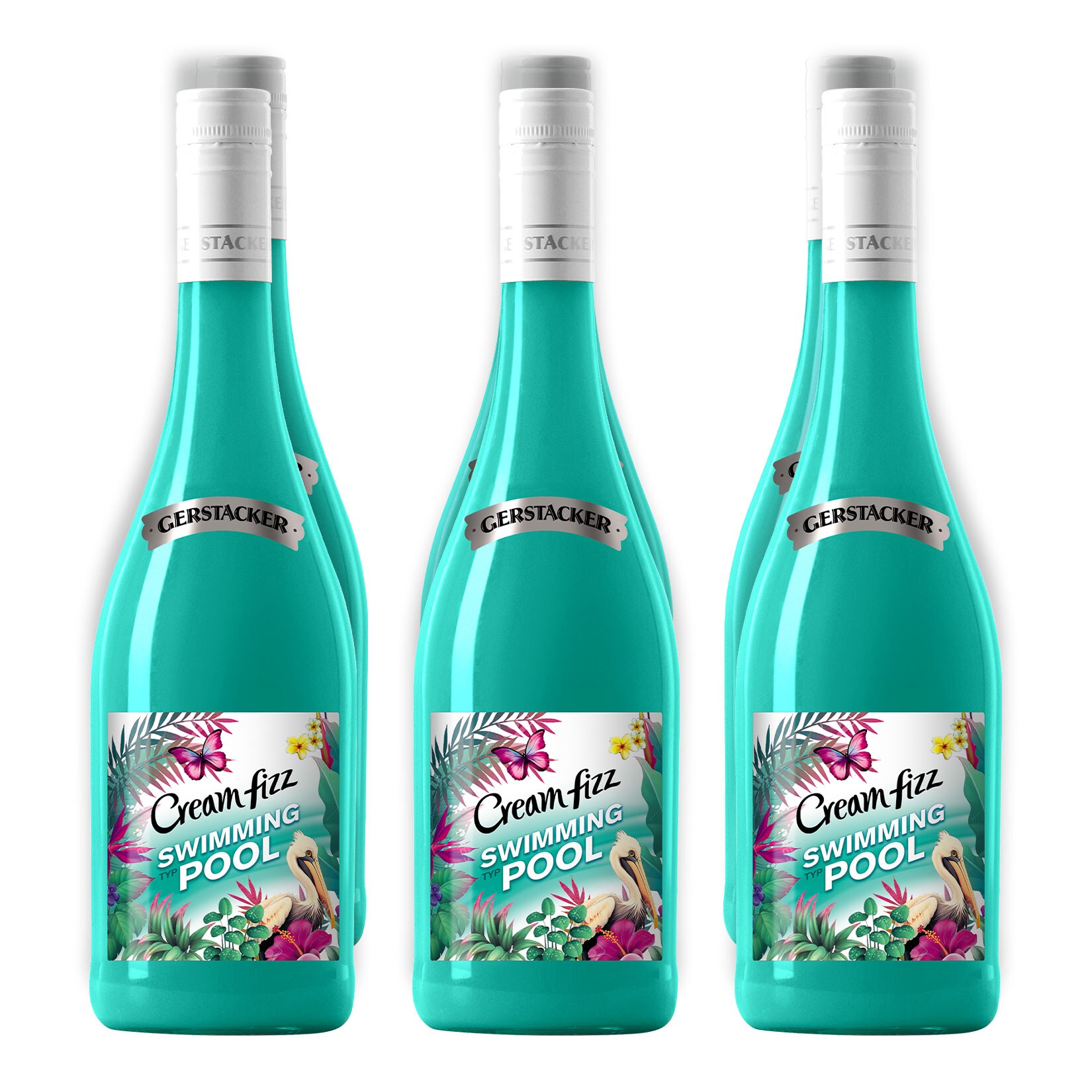 Gerstacker Cream Fizz Swimming Pool 5,0 % vol 6 x 0,75 Liter | 02100000922789