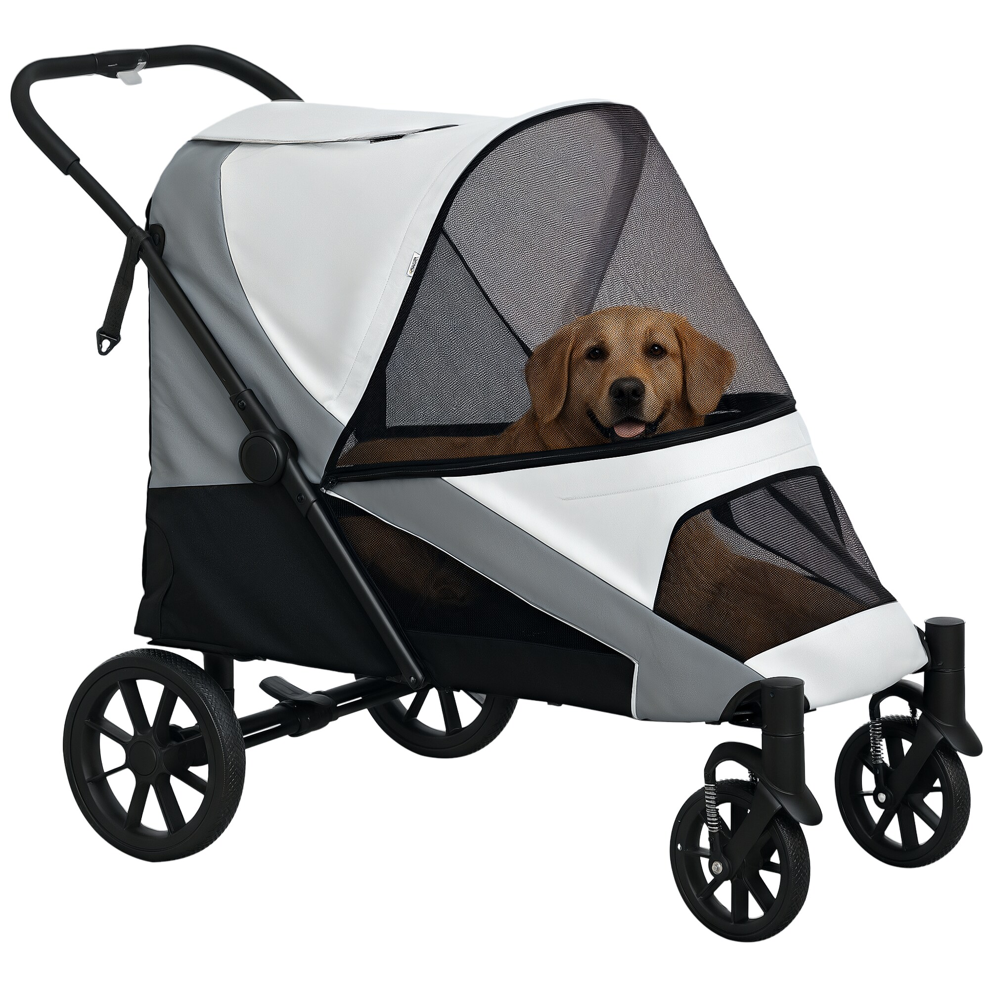 PawHut Hundewagen Polyester, Stahl - Bild 1