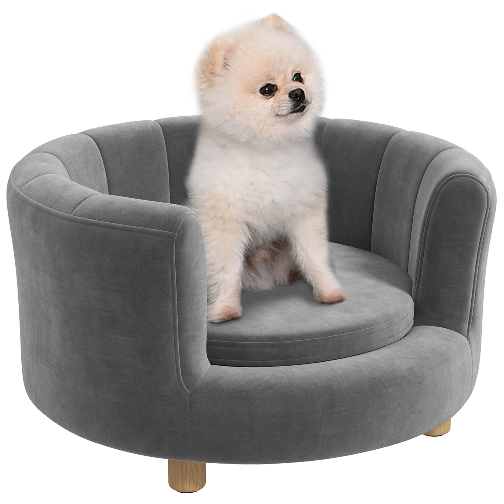 PawHut Hundesofa Polyester, Schaumstoff | 04255633581419