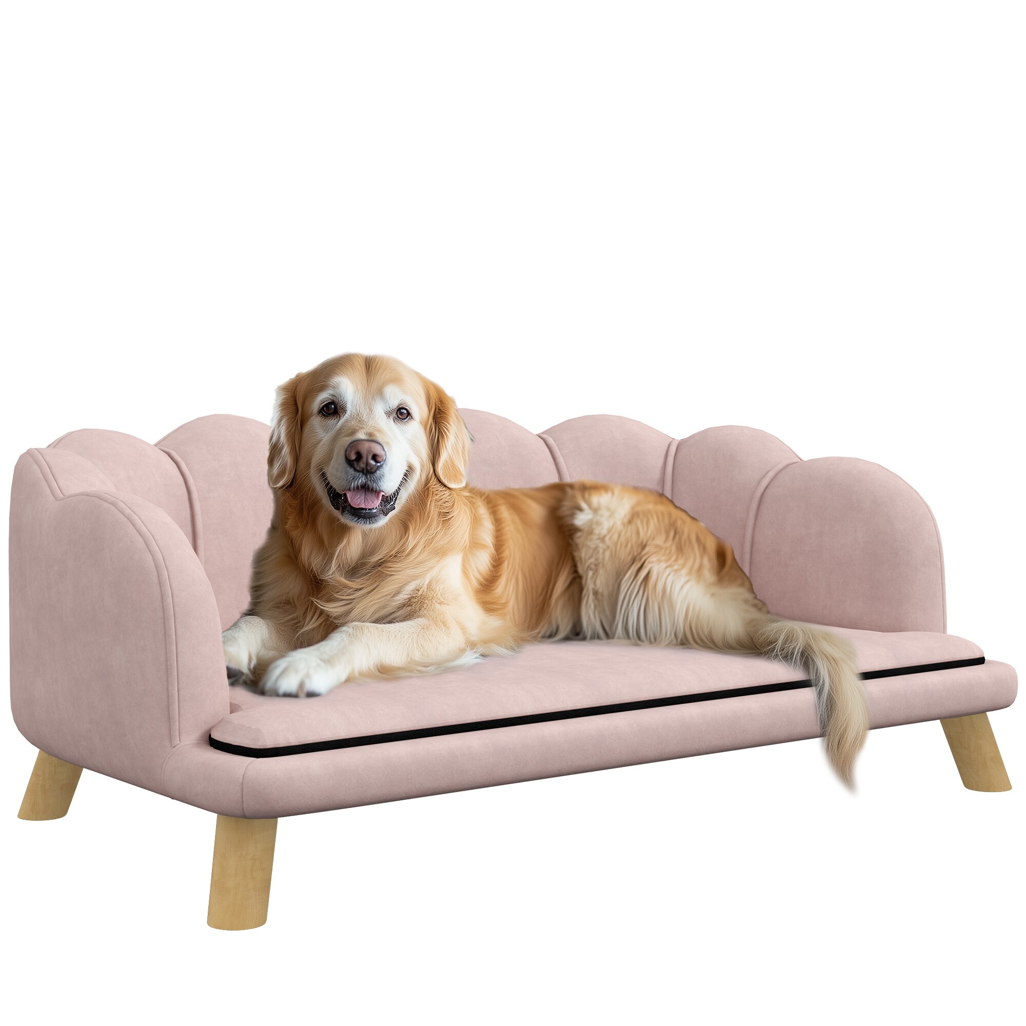 PawHut Hundesofa Polyester, Schaumstoff - Bild 1