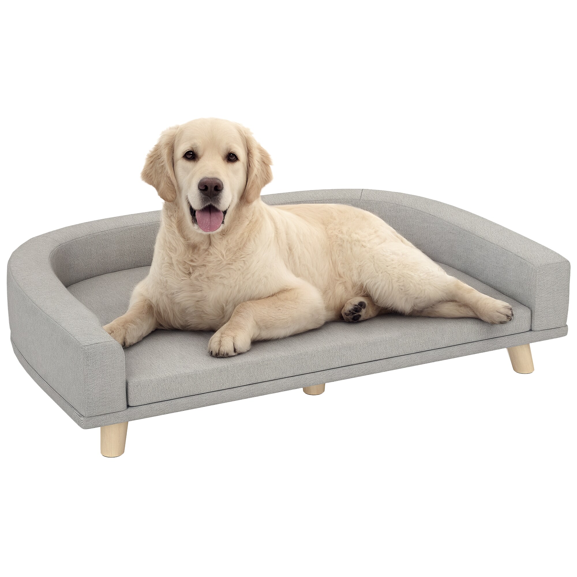 PawHut Hundebett Polyester, MDF - Bild 1