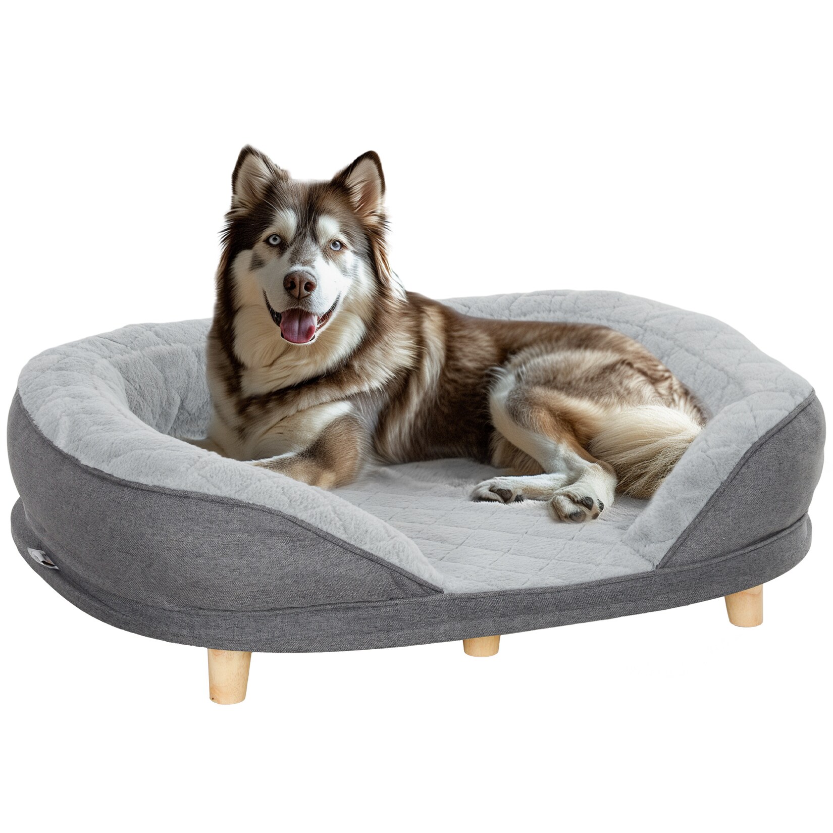 PawHut Hundesofa Polyester, MDF | 04255633585332