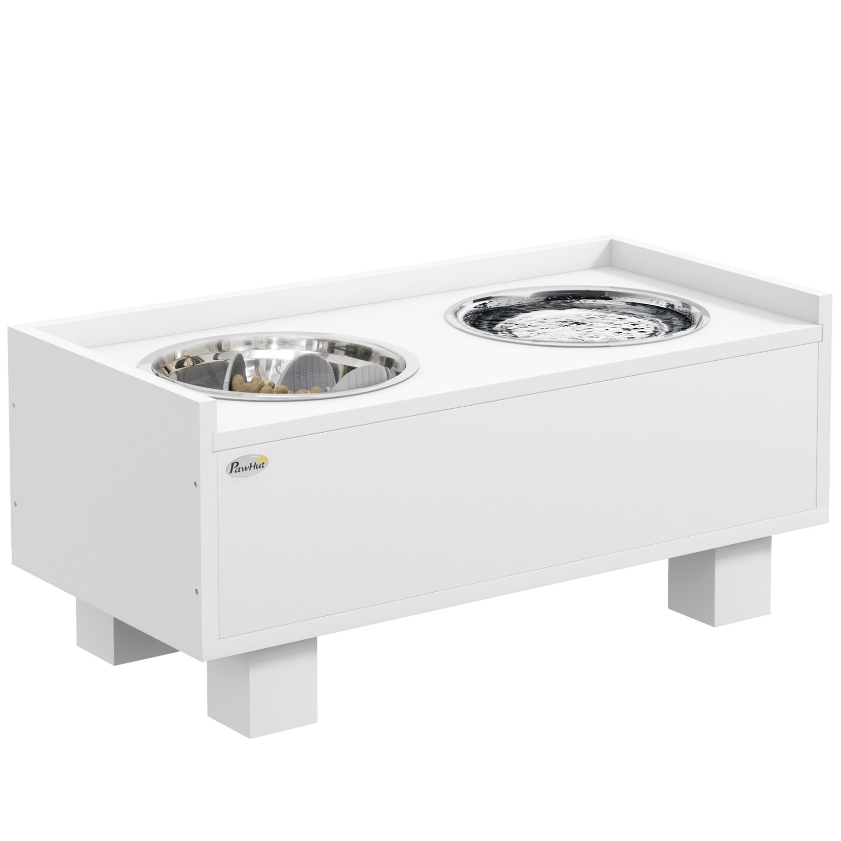 PawHut Hundenapf MDF, Stahl | 04255826826594