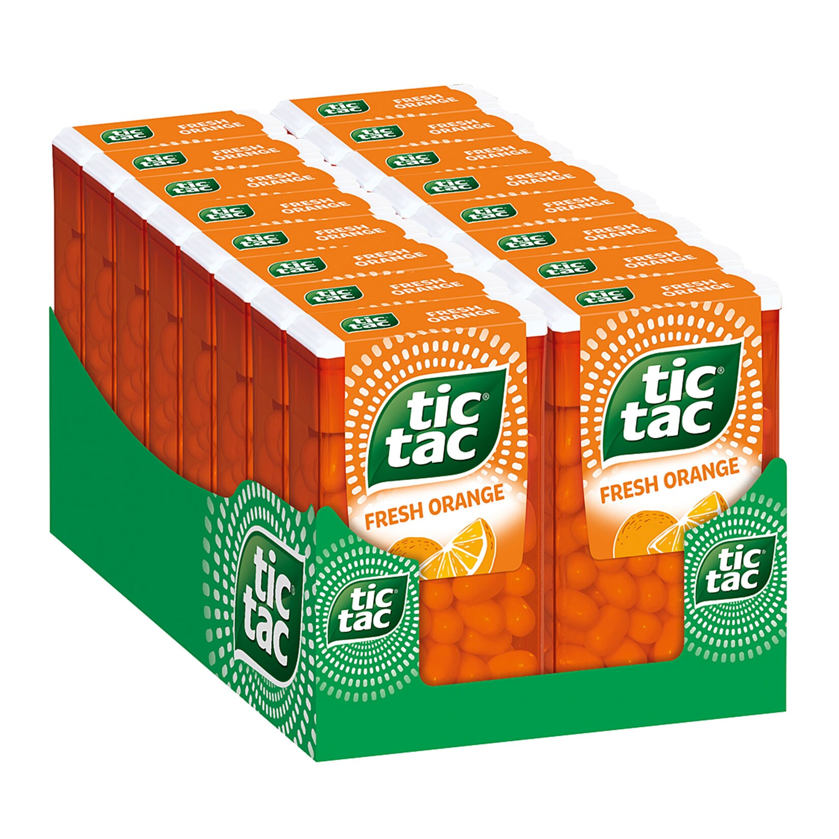 Tic Tac Fresh Orange 54 g, 16er Pack - Bild 1