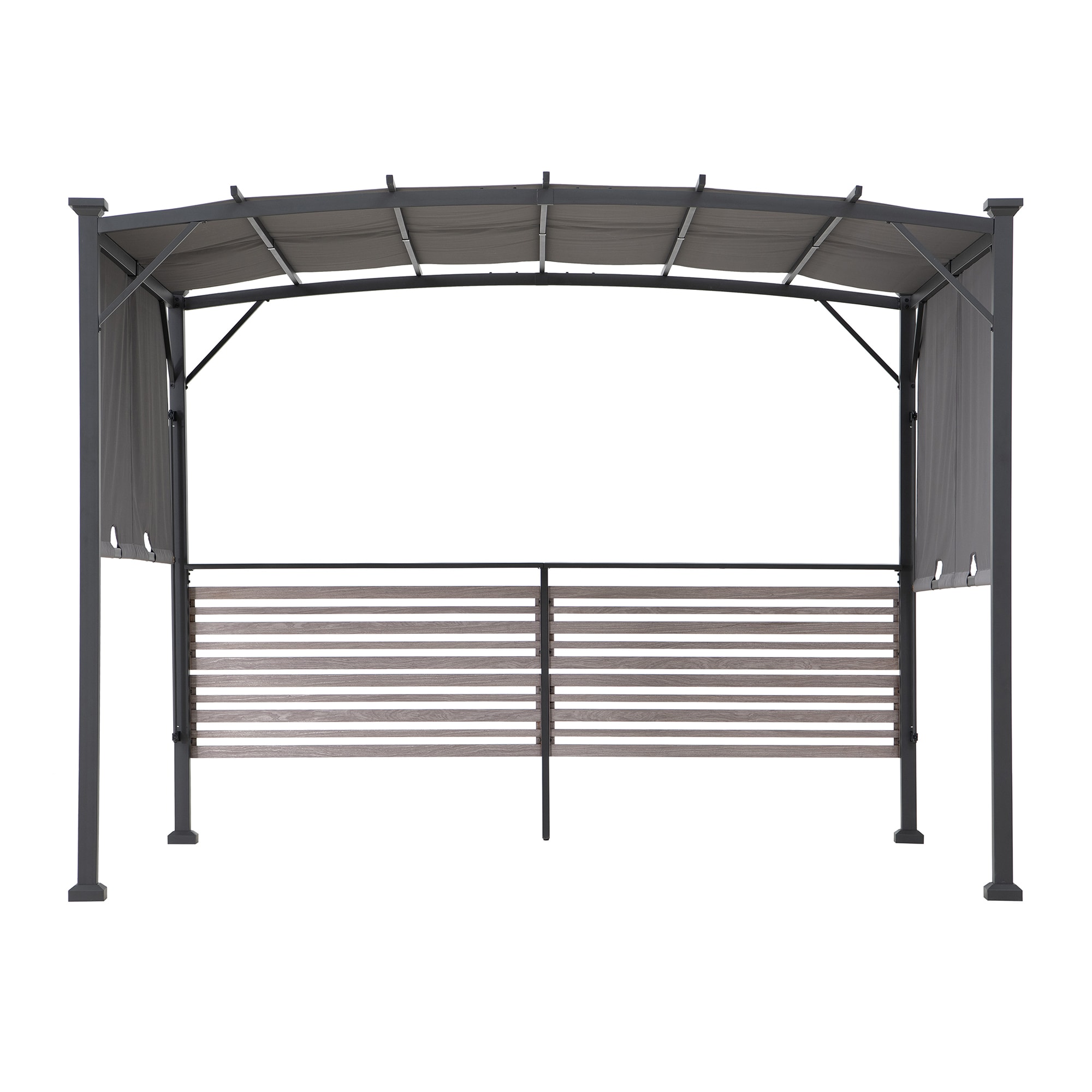 Sunjoy Stoff Whirlpool Pergola TITOV - 270cm x 300cm, grau - Bild 1