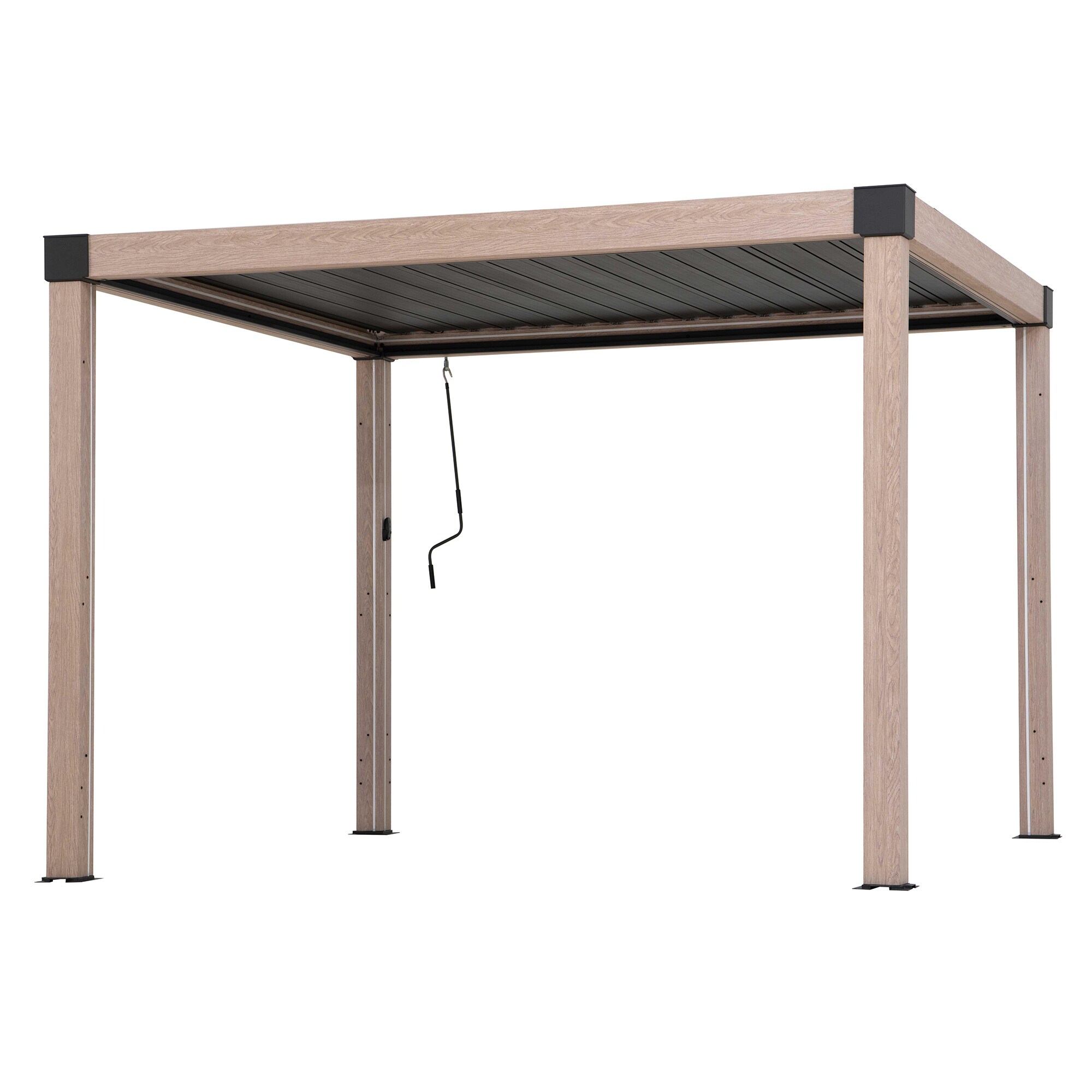 Sunjoy Multi Pergola MATTERHORN - 306cm x 306cm, eiche - Bild 1