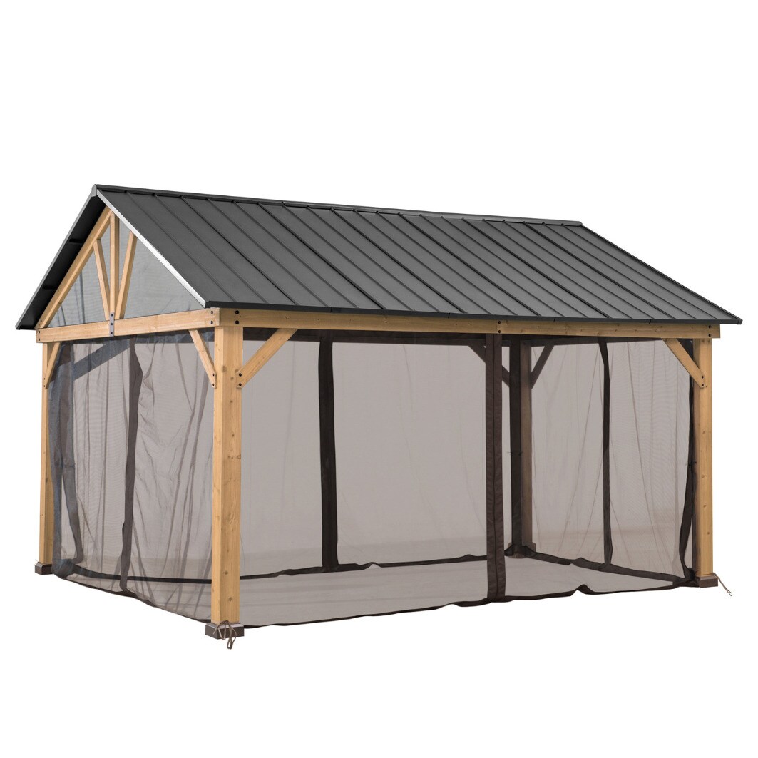 Sunjoy Netz für Zedernholz Gazebo 404cm x 465cm