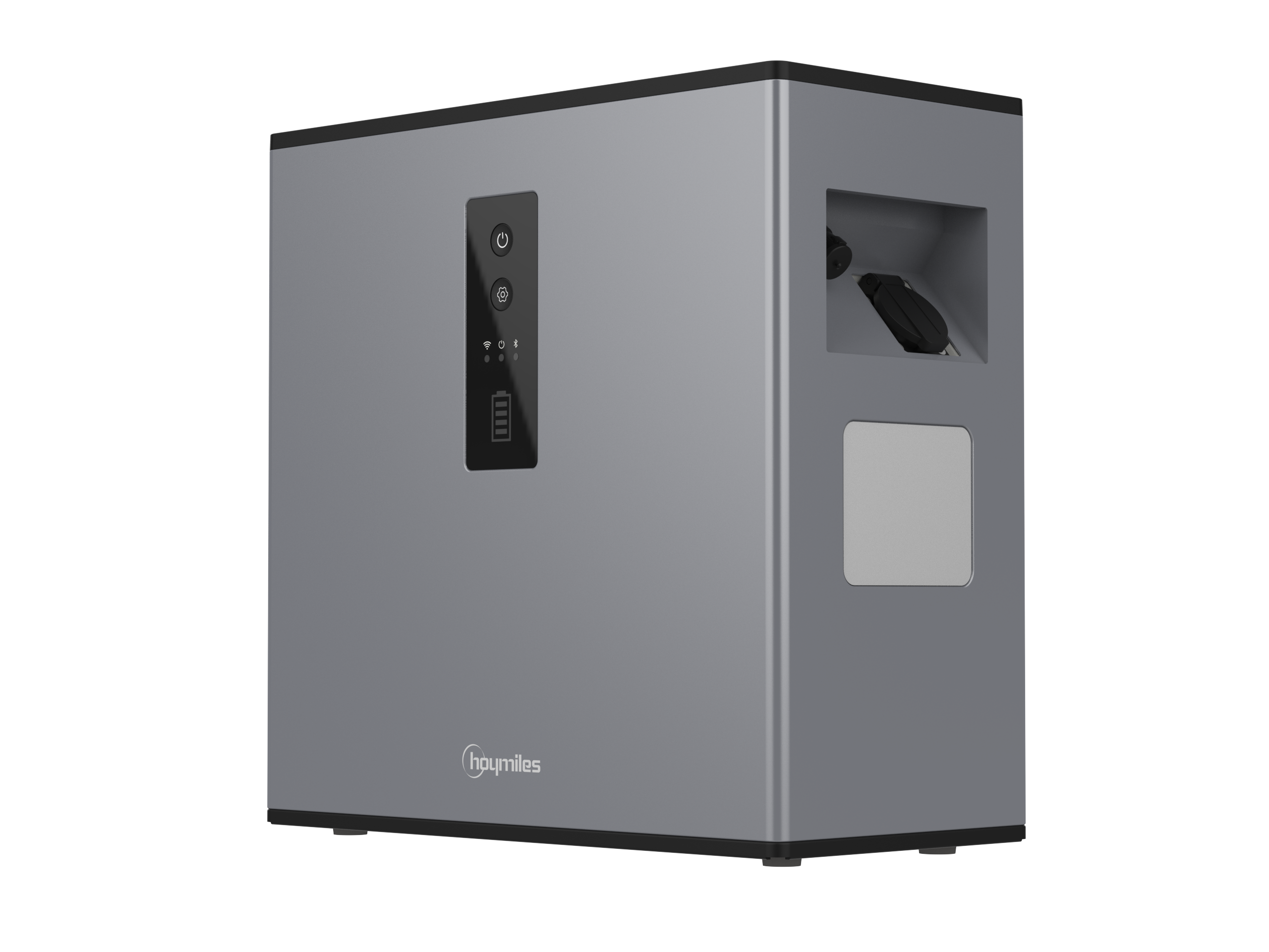 Hoymiles Solarspeicher MS-A2, 2240Wh f&uuml;r Balkonkraftwerke, AC-gekoppelt, Plug&Play, LFP-Sicherheit, kompatibel mit allen Mikro-Wechselrichtern, Schutzklasse IP65, erweiterbar - Bild 1