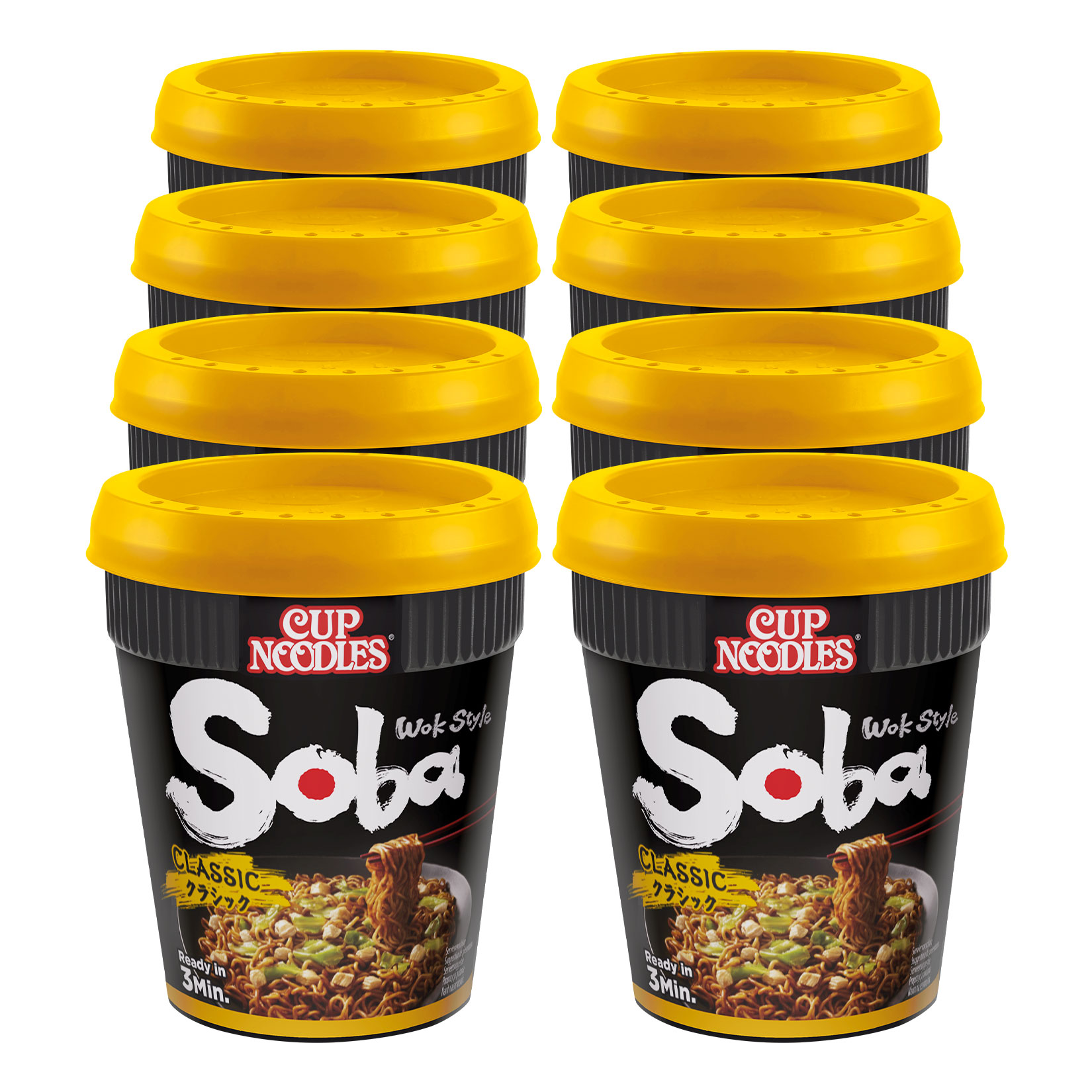 Nissin Soba Cup Classic 90 g, 8er Pack - Bild 1