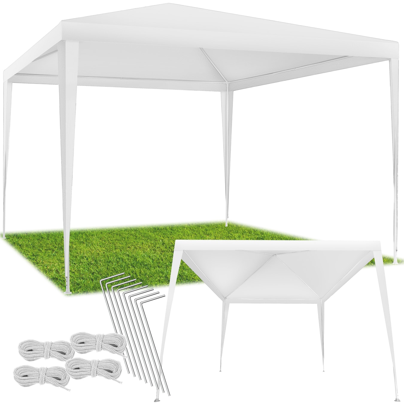 tectake&reg; Pavillon, 3 x 3 m, mit UV-Schutz, wasserdicht - Bild 1