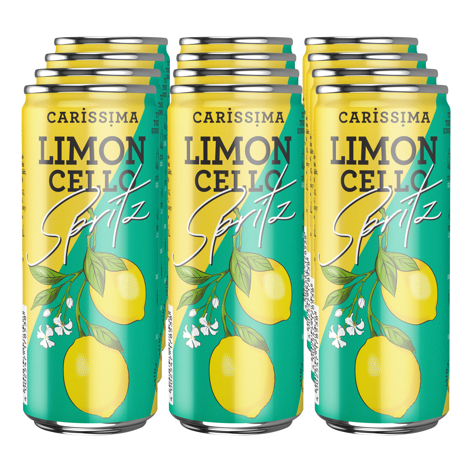 Carissima Spritz Limoncello 10,0 % vol 0,25 Liter, 12er Pack - Bild 1