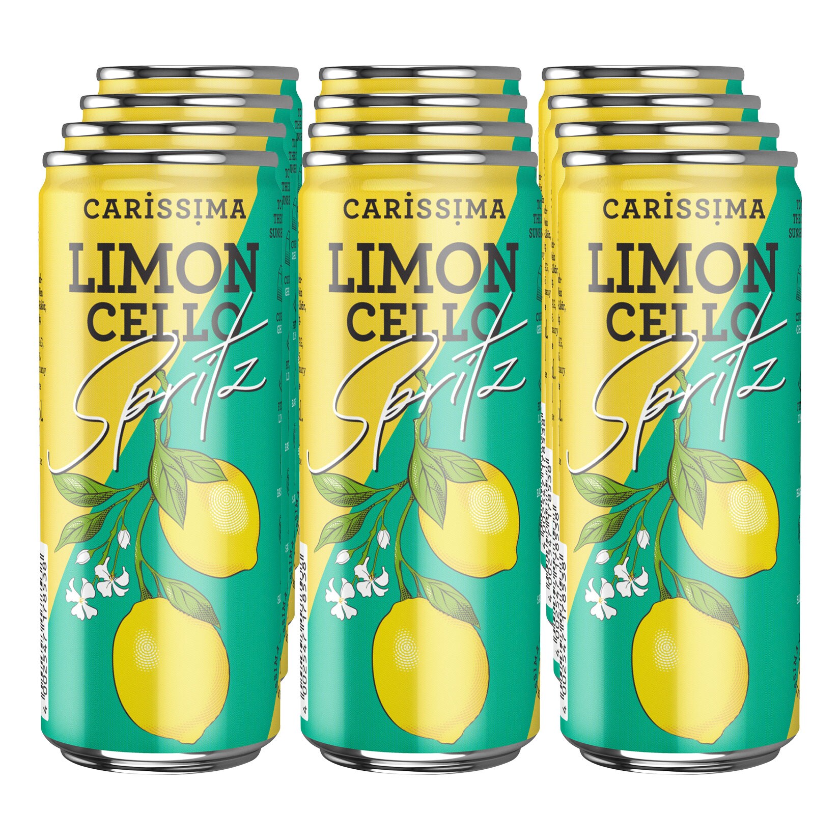 Carissima Spritz Limoncello 10,0 % vol 0,25 Liter, 12er Pack | 04002547178545