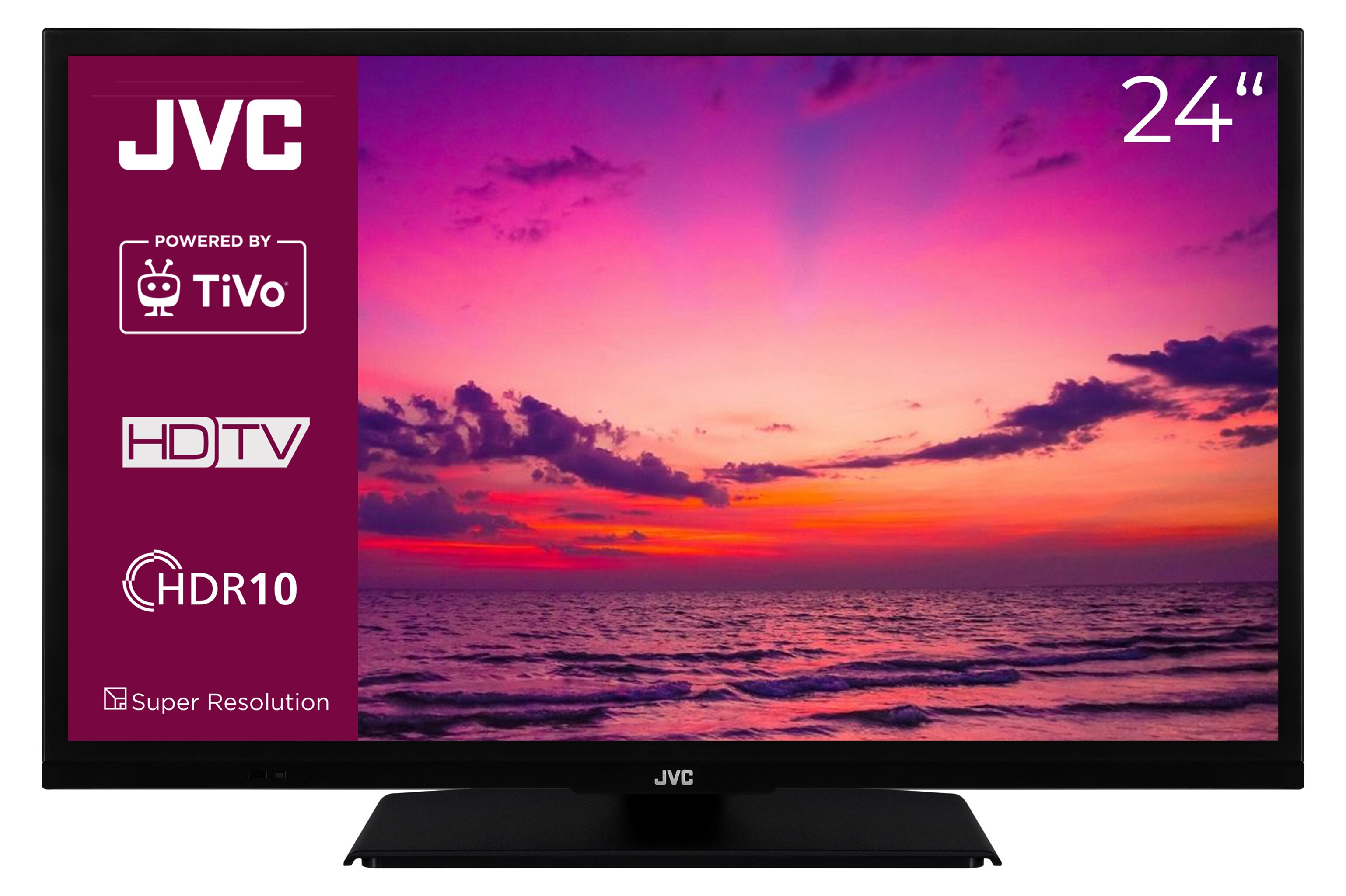 JVC LT-24VH5455 24 Zoll Fernseher Smart TV Powered by TiVo (HD-Ready, HDR, Triple-Tuner, 6 Monate HD+ inkl.) - versch. Ausf&uuml;hrungen - Bild 1