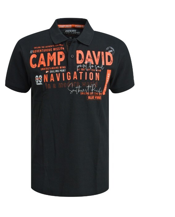 Camp David Polo Gr.3XL schwarz - Bild 1