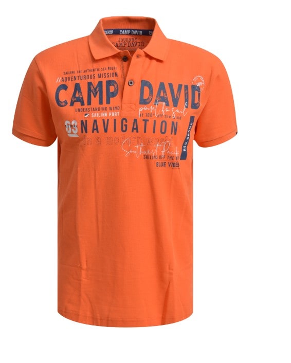 Camp David Polo Gr.XL orange - Bild 1