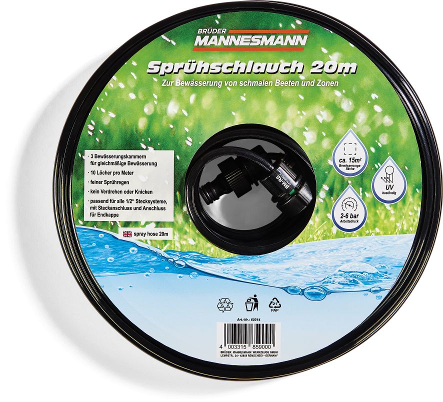 Br&uuml;der Mannesmann Spr&uuml;hschlauch 20m - Bild 1