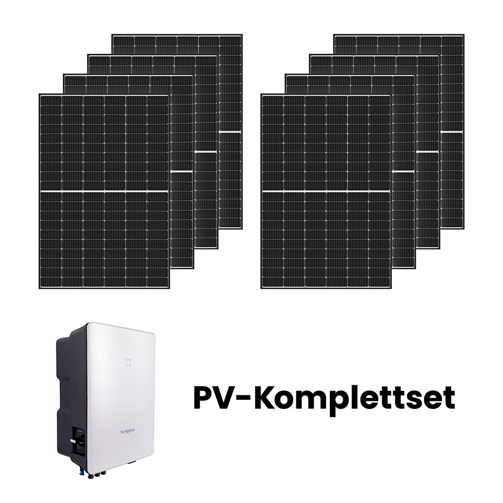 Photovoltaikanlage Solarpaneele + Wechselrichter - 3000 W SUNIQ - Bild 1