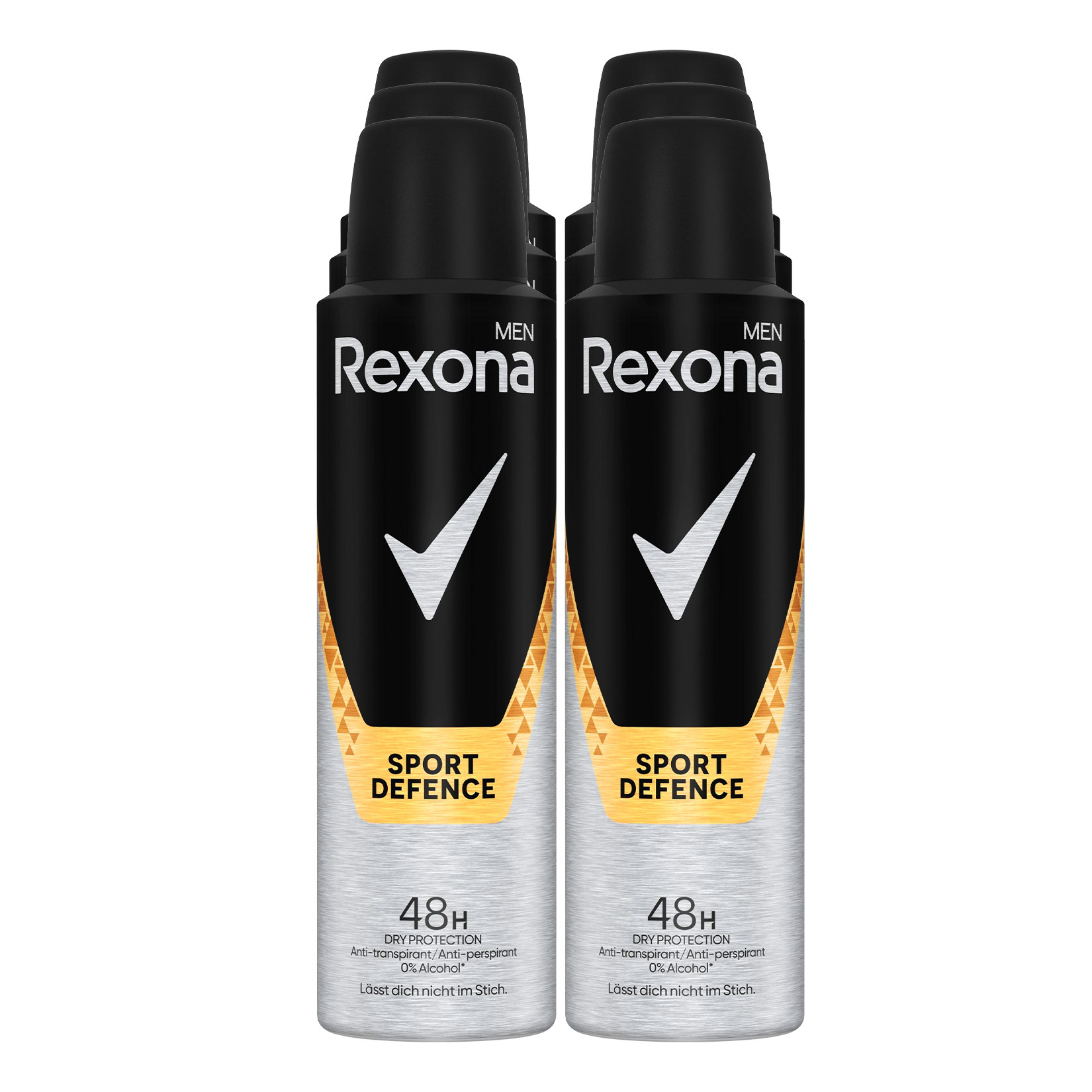 Rexona Men Base Antitranspirant Spray Sport Defence 150ml, 6er Pack - Bild 1