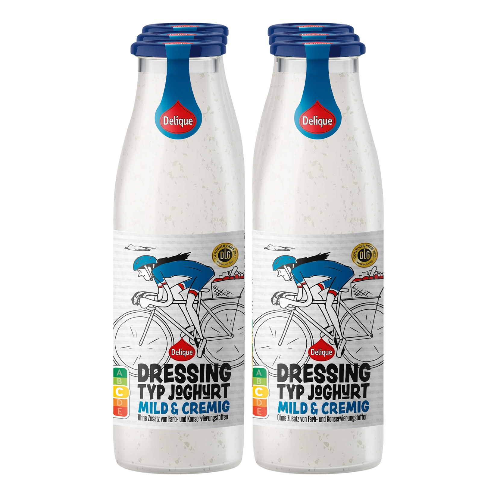 Delique Joghurt Salatdressing 500 ml, 6er Pack - Bild 1