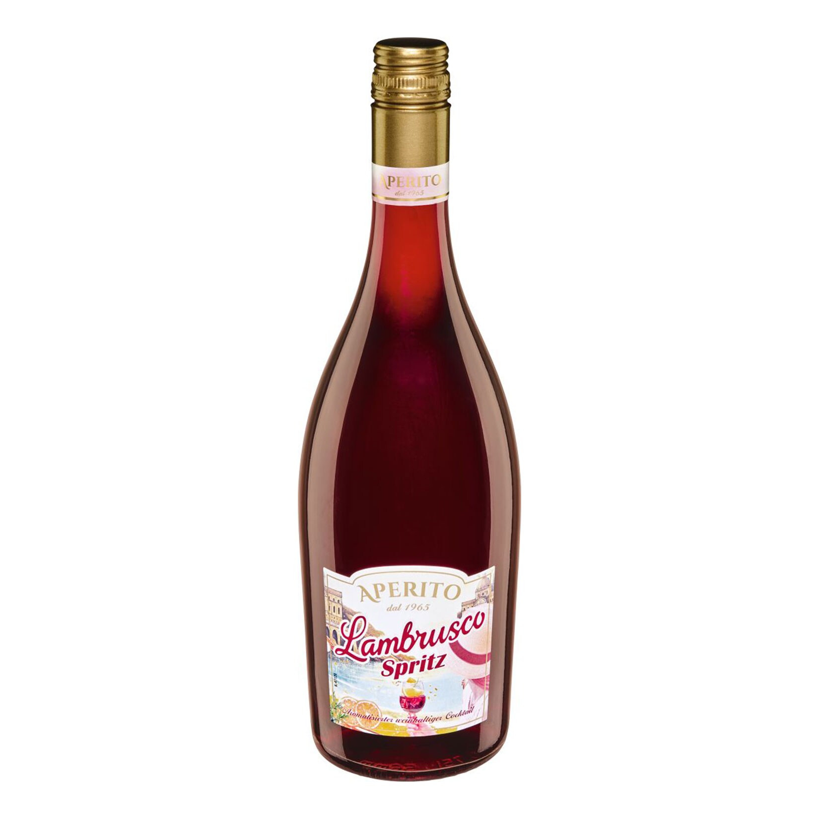 Aperito Lambrusco Spritz 6,0 % vol 0,75 Liter - Bild 1