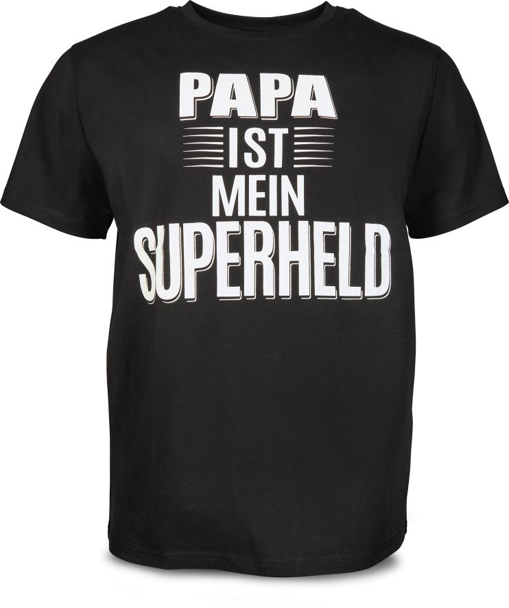 HERREN VATERTAG T-SHIRT MIT AUFDRUCK - GRAU Schwarz XL - Bild 1