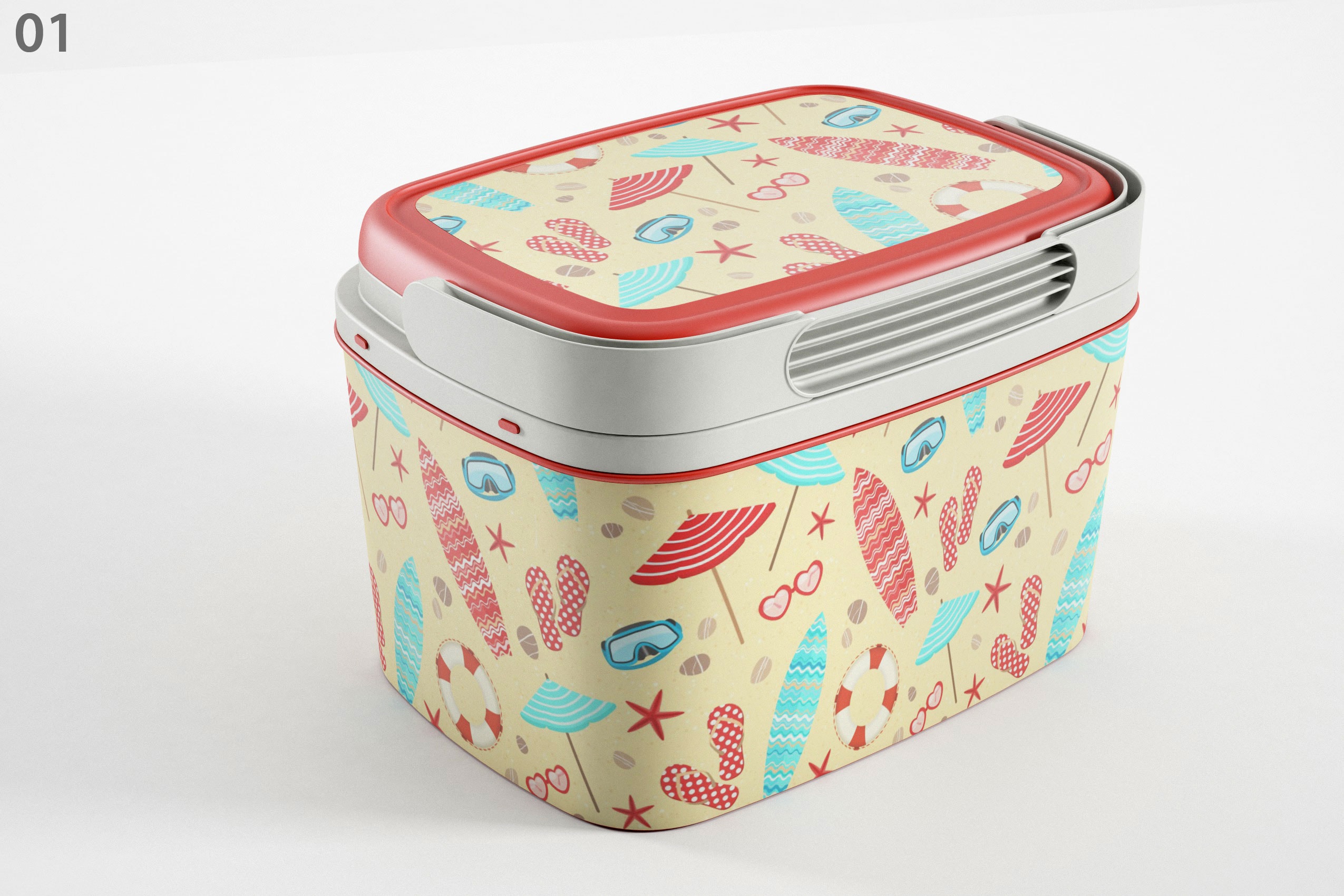 Mini K&uuml;hlbox - Beach - Bild 1