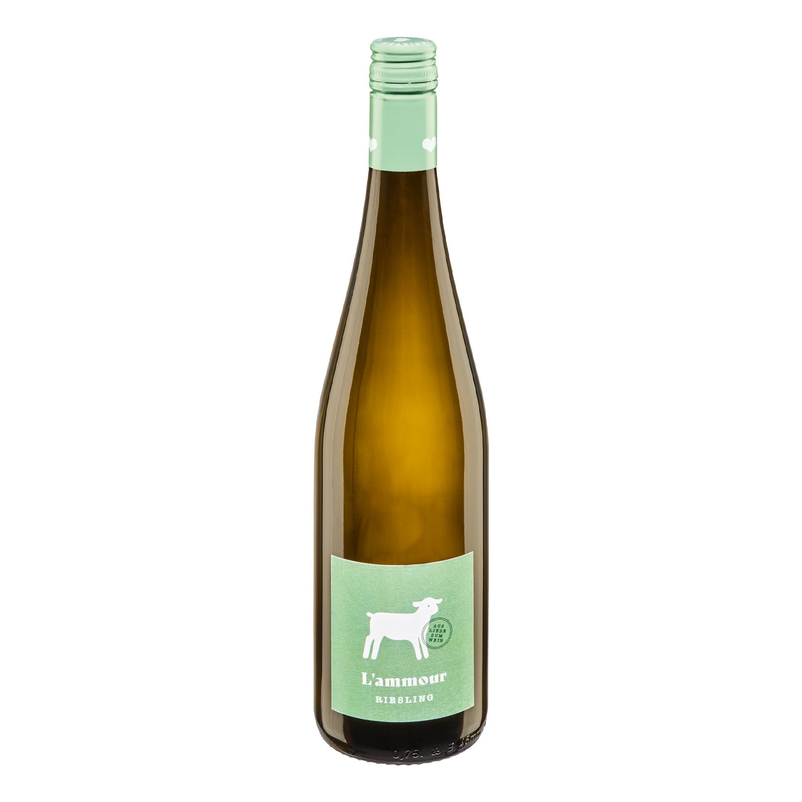 L'ammour Riesling trocken 11,5 % Vol 0,75 Liter - Bild 1
