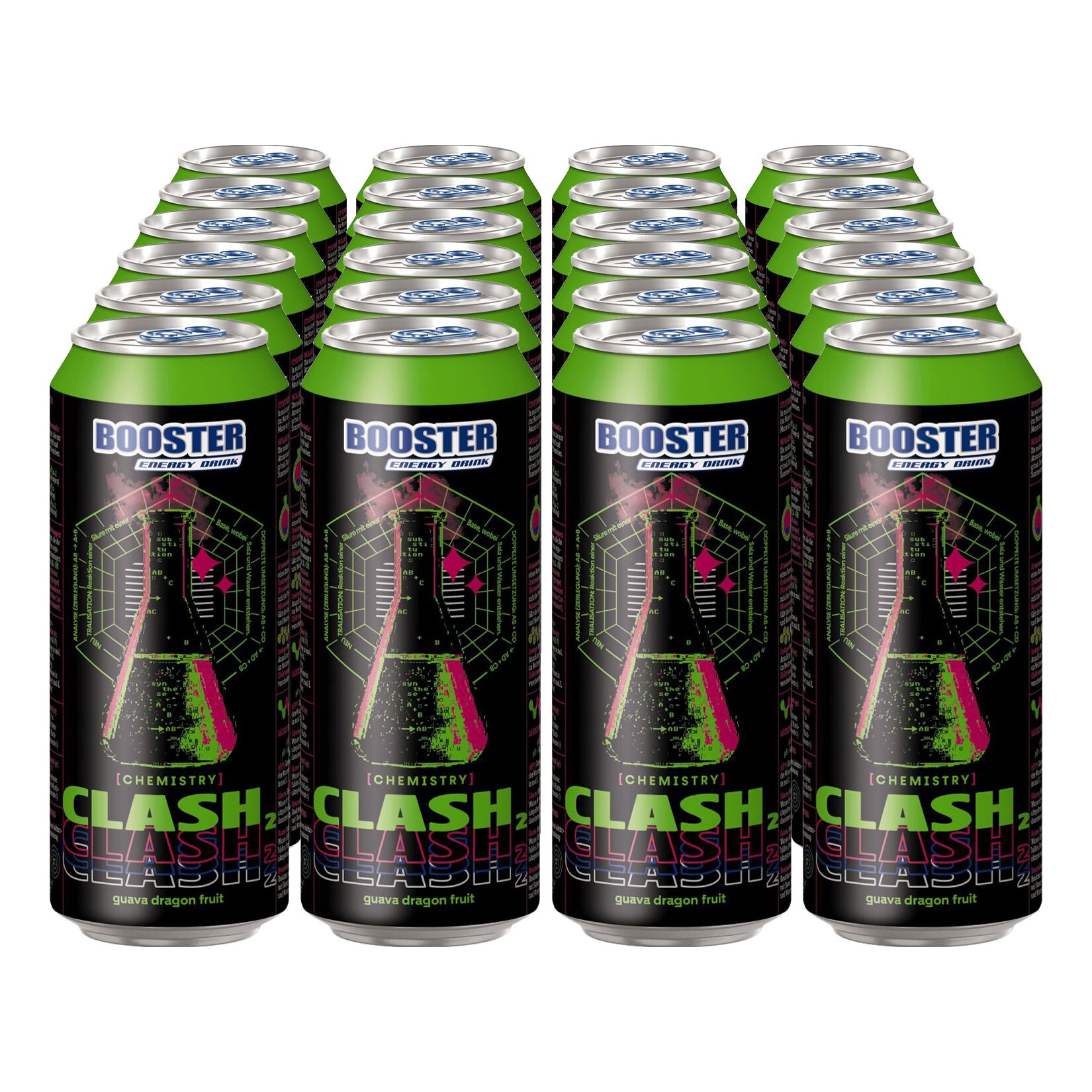 Booster Energy Drink Energy4Life Guave-Drachenfrucht 0,5 Liter Dose, 24er Pack - Bild 1