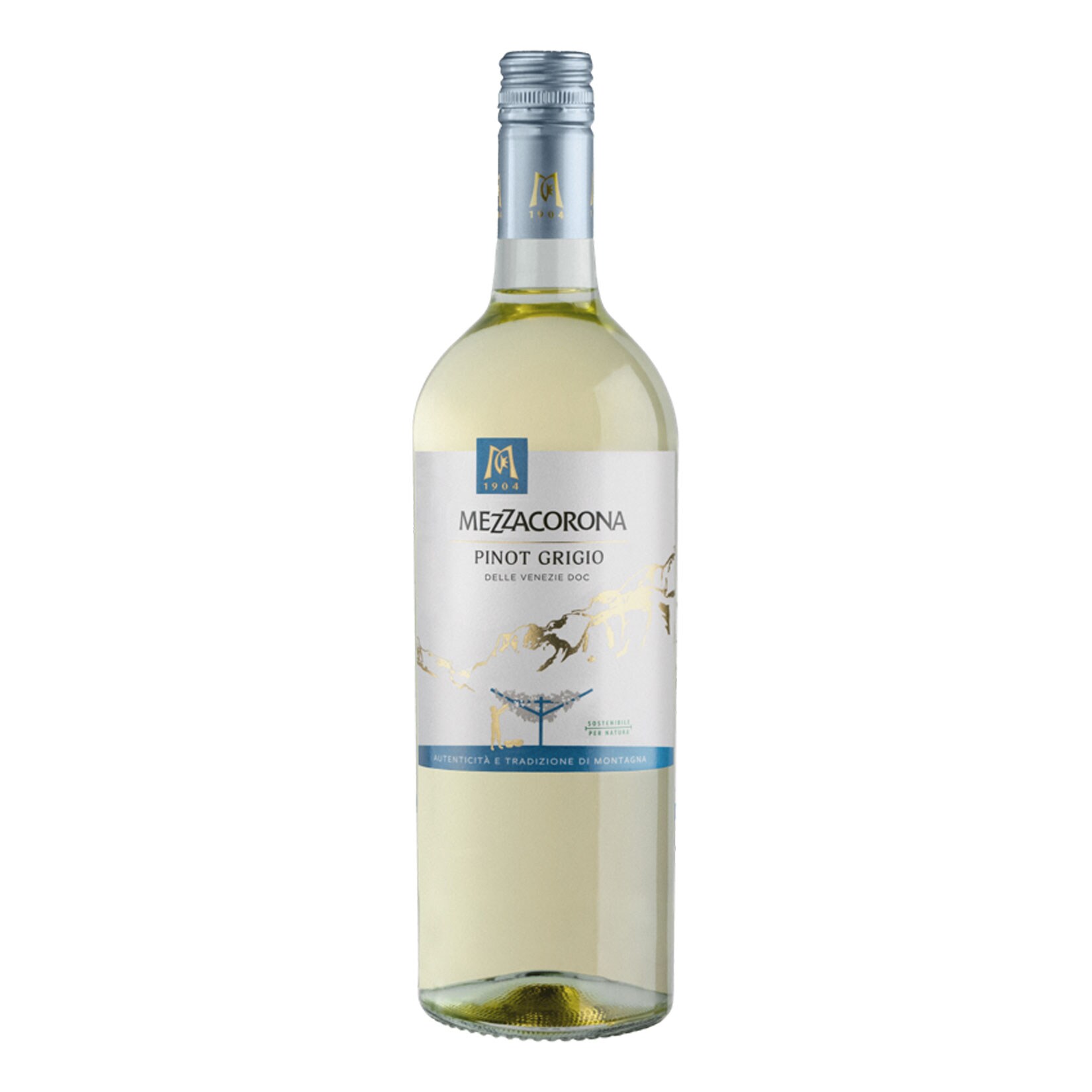 Mezzacorona Pinot Grigio 12,5 % vol 1 Liter - Bild 1
