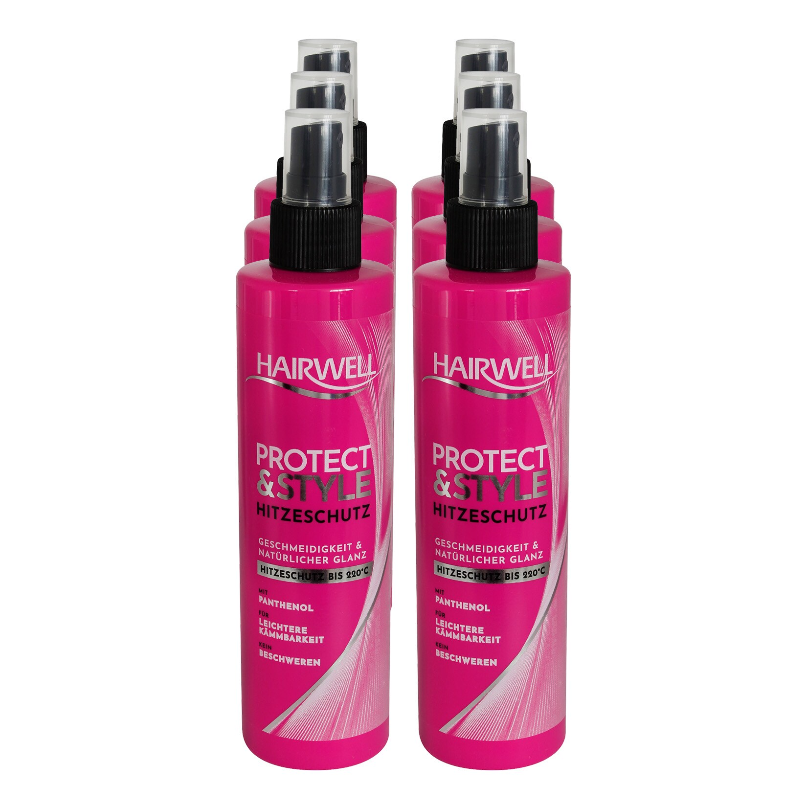 Hairwell Hitzeschutz Spray 250 ml, 6er Pack - Bild 1