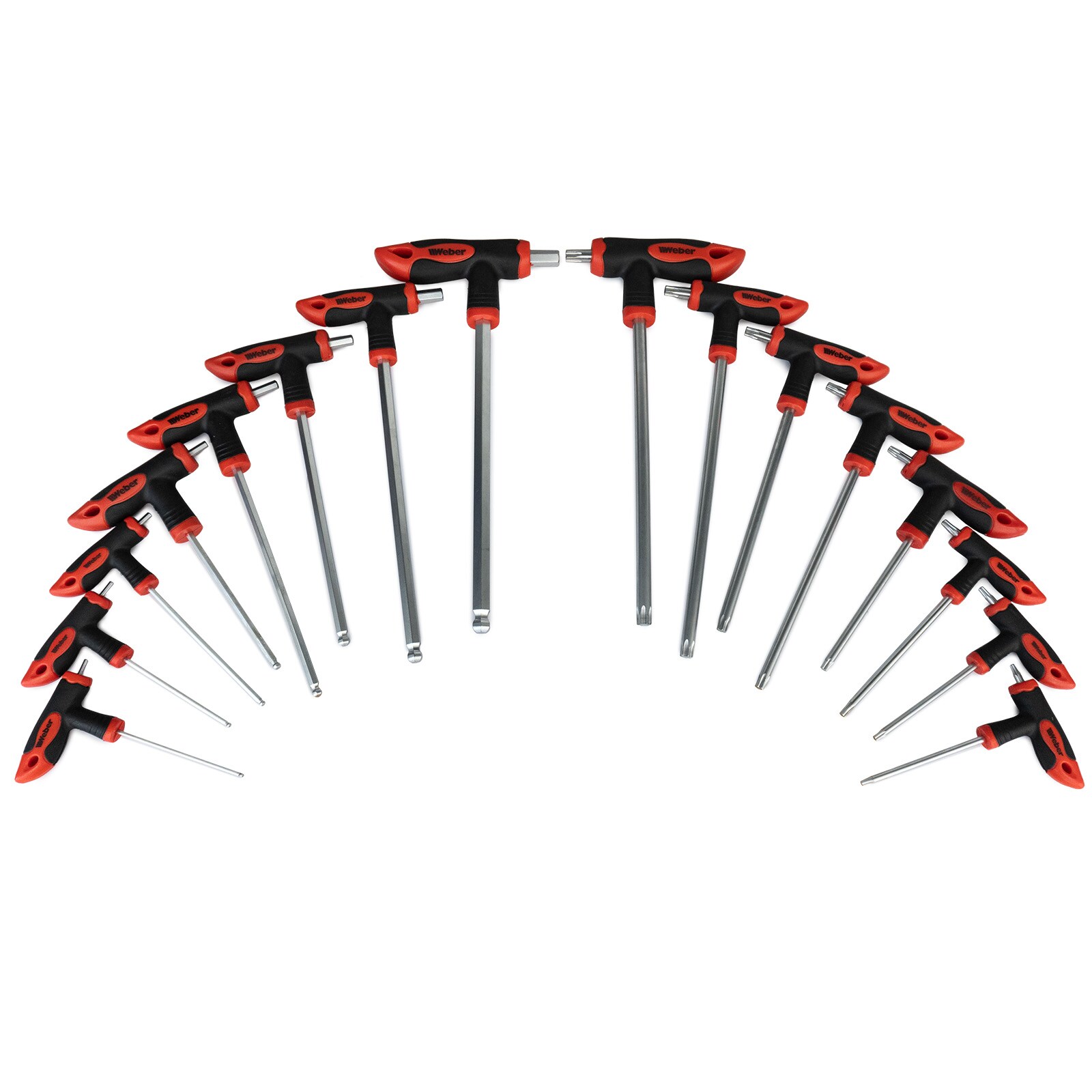 Weber T-Griff Steckschlüsselsatz 16-teilig | 00653415913986