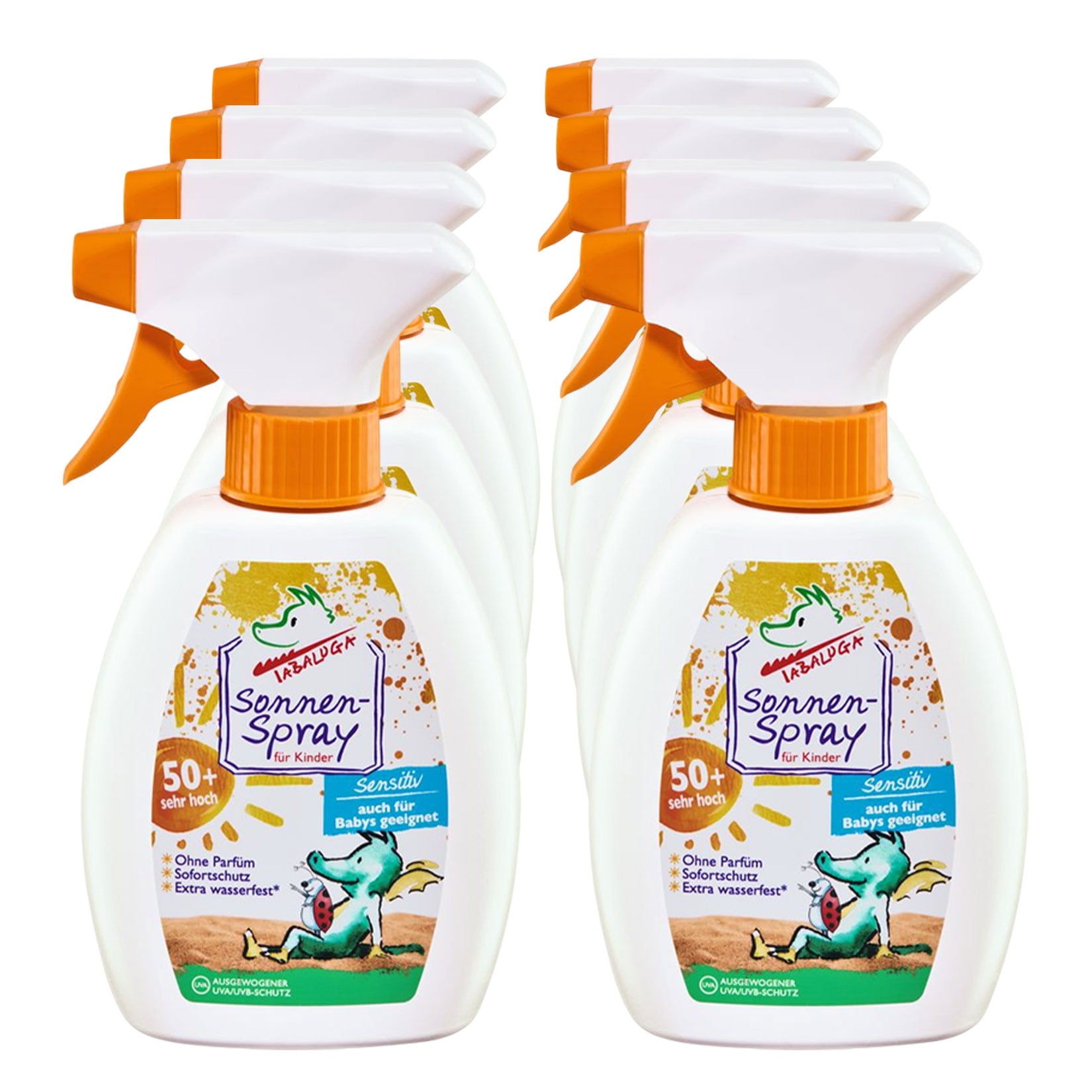 Tabaluga Sonnenspray LSF 50 250ml, 8er Pack - Bild 1