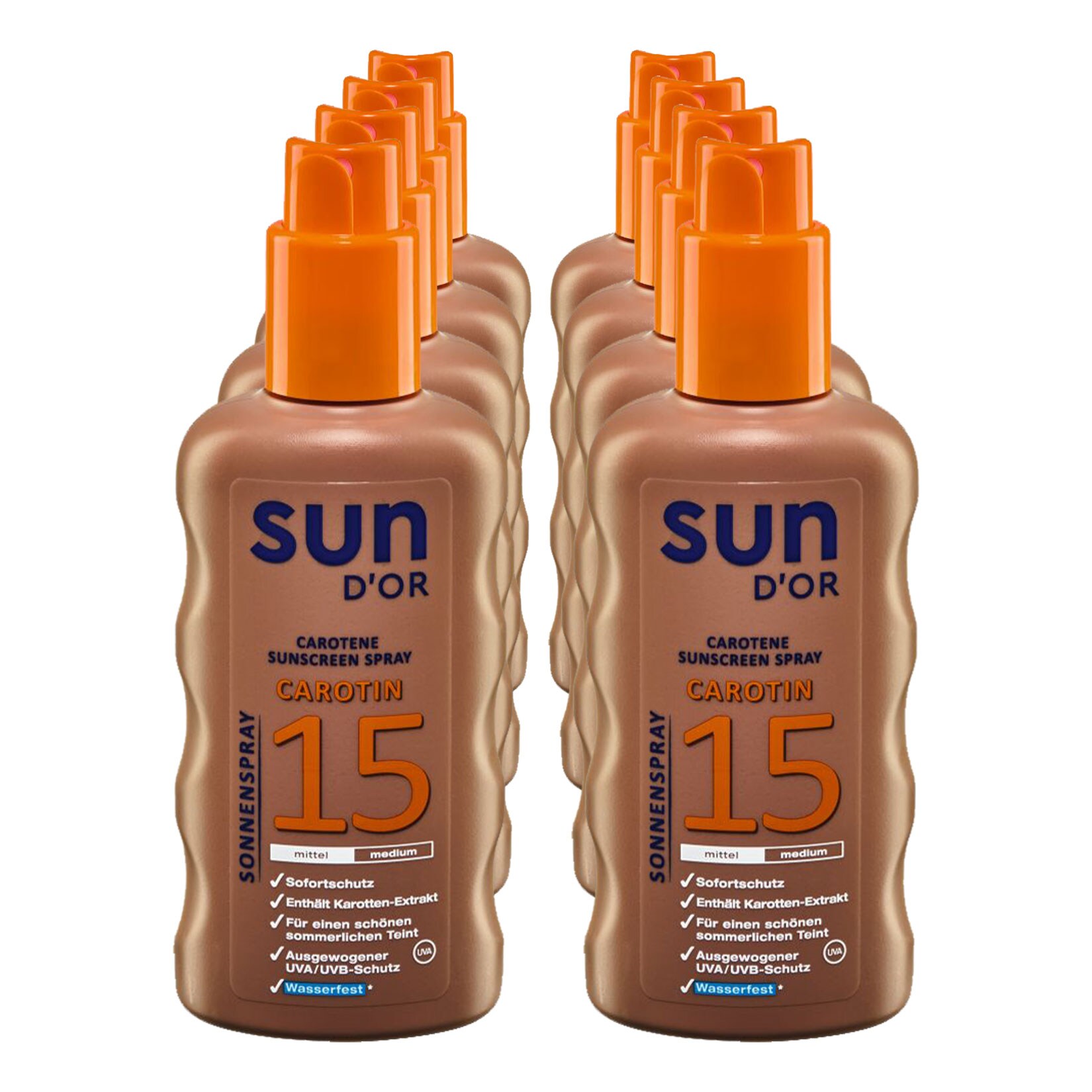 SunDor Sonnenspray LSF 15 200ml, 8er Pack - Bild 1