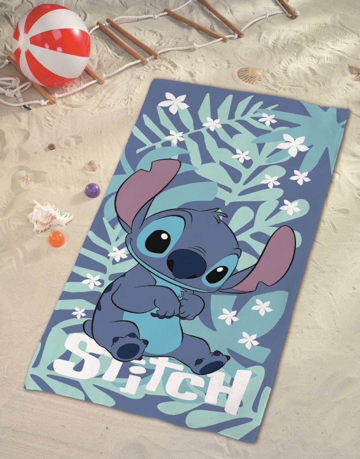 Kinder Lizenz Strandlaken - versch. Ausf&uuml;hrungen - Stitch - Bild 1