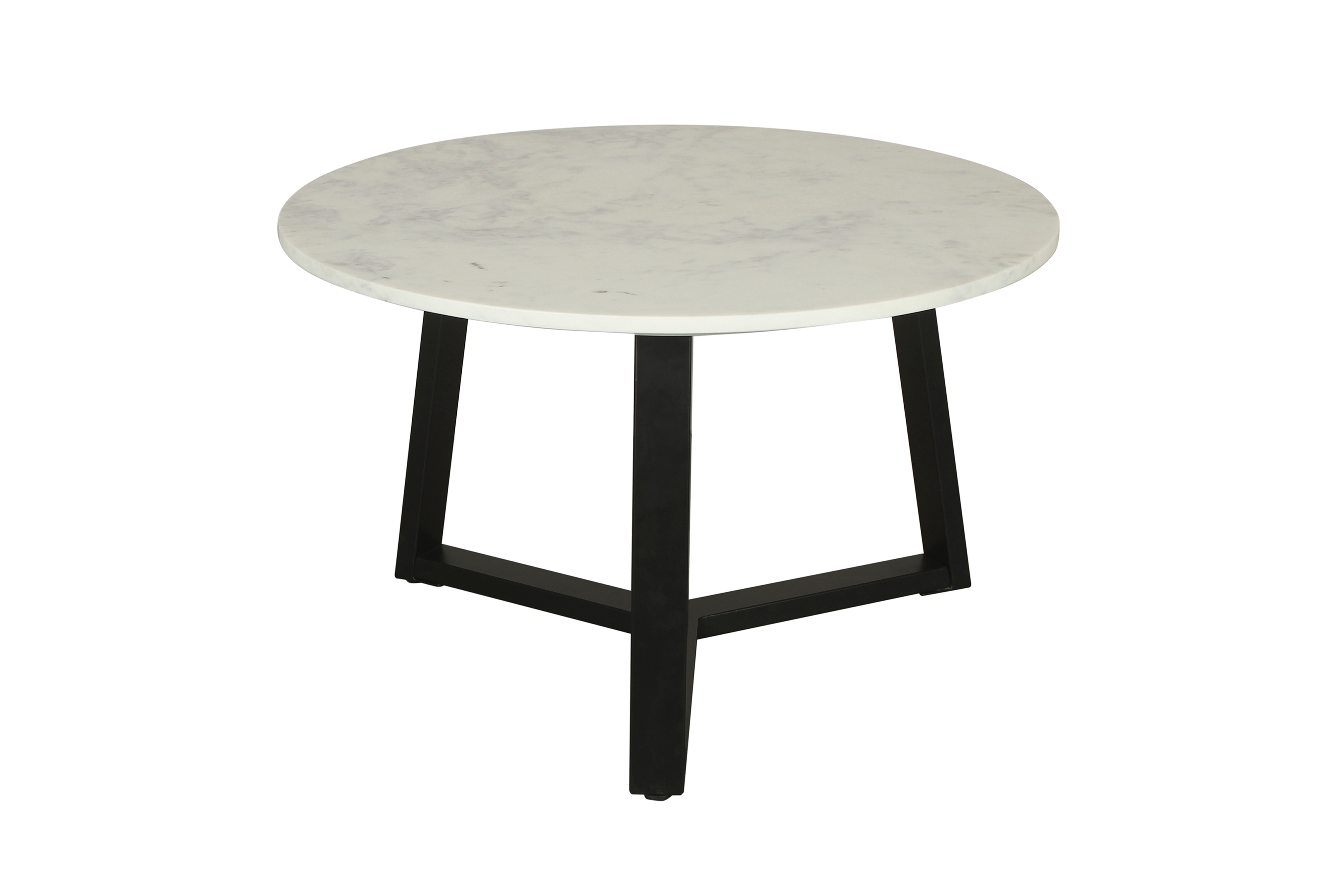 byLIVING Couchtisch CROSS, Breite 75 cm, Marmor wei&szlig; - Bild 1