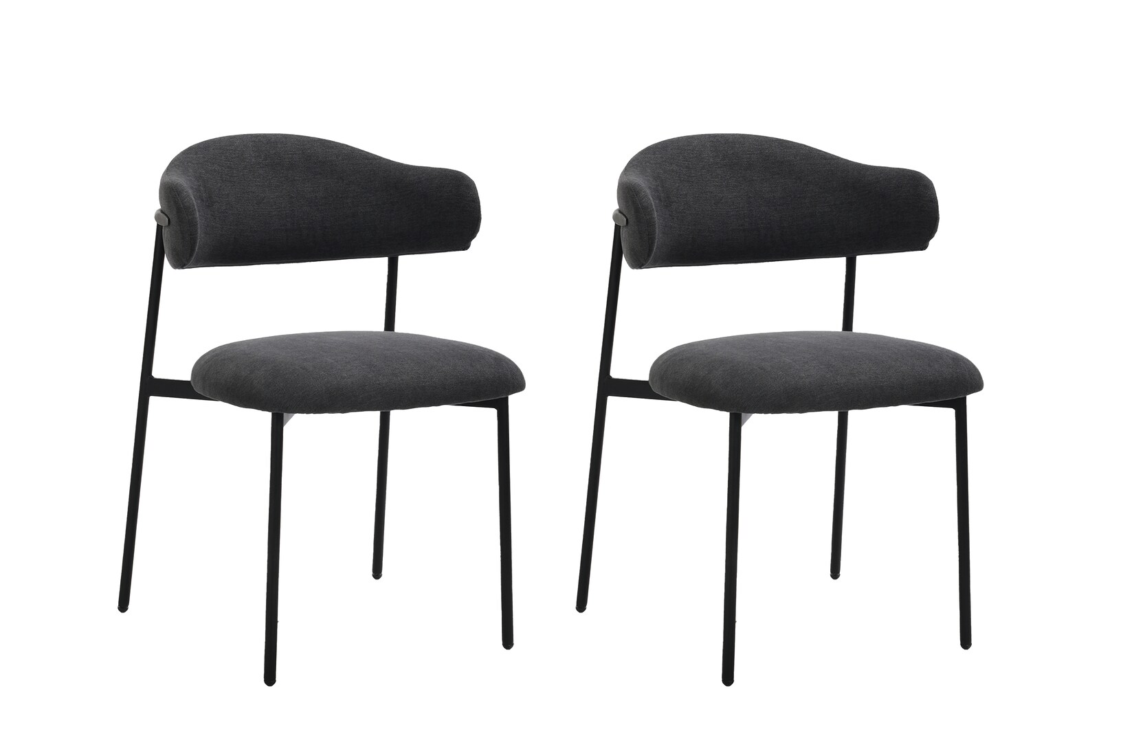 byLIVING Stuhl JERSEY, Breite 58 cm, dunkelgrau | 04251942252965