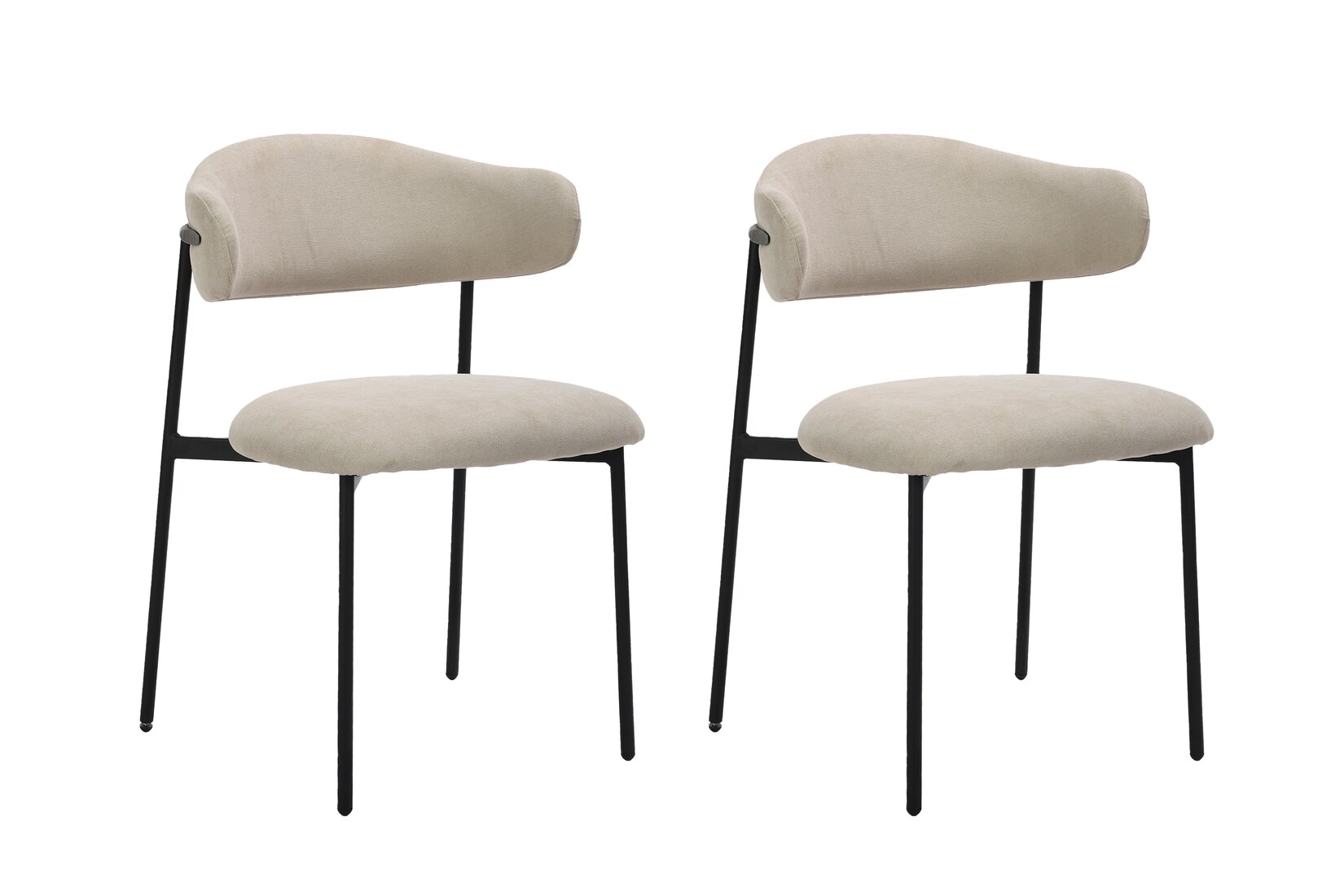 byLIVING Stuhl JERSEY, Breite 58 cm, taupe | 04251942252972