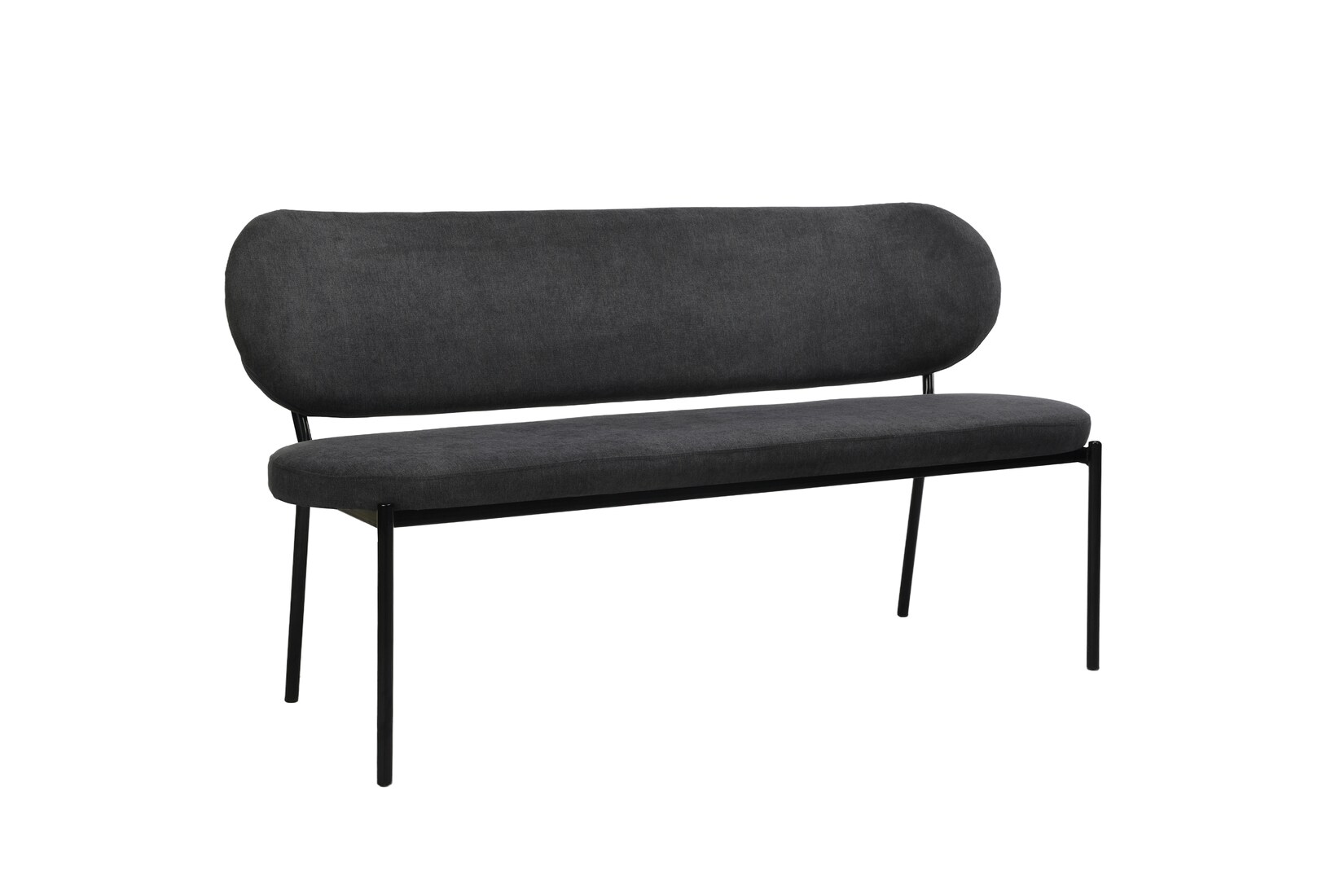byLIVING Bank JERSEY, Breite 160 cm, dunkelgrau | 04251942252989