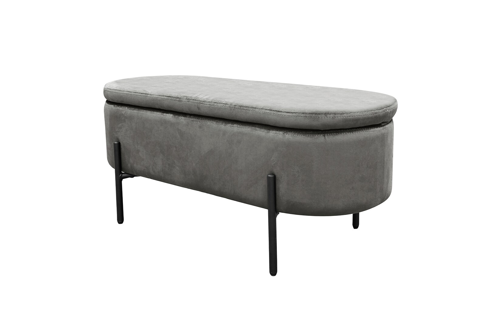 byLIVING Bank NOVA, Breite 95 cm, grau | 04251942250107