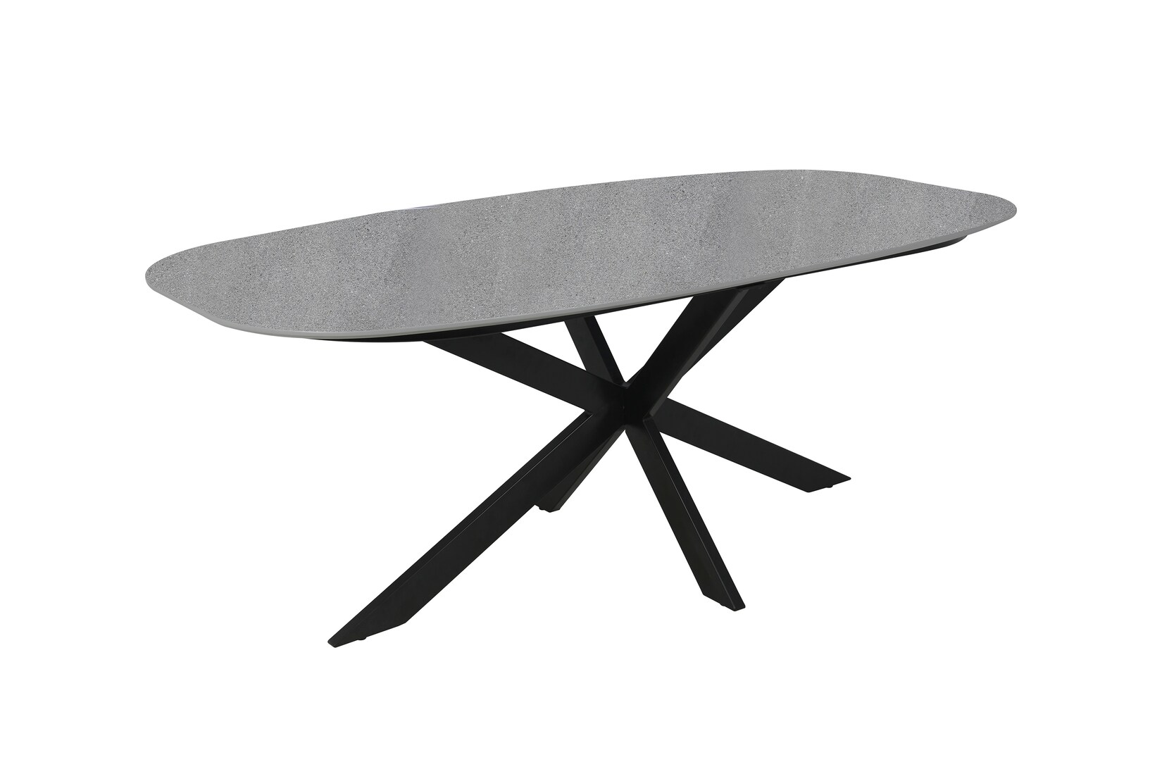 byLIVING Tisch OVAL, Breite 200 cm, Stein-Optik | 04251942253030