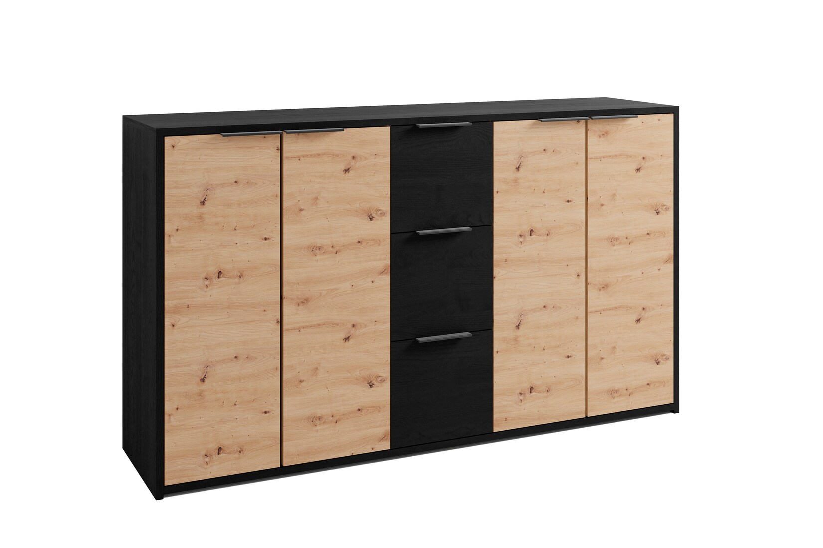 byLIVING Sideboard RIMINI, Breite 139 cm, Artisan Eiche (Eiche-Optik) | 04251942253153