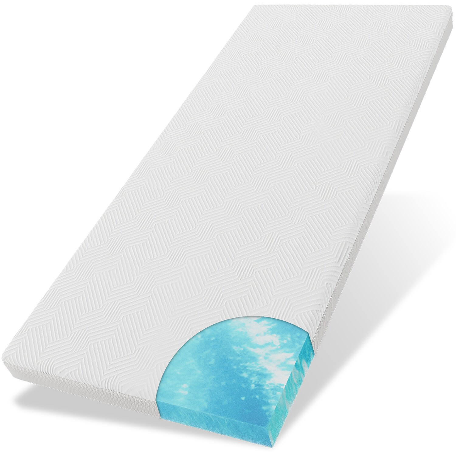 ELONEO Gel Topper Matratzenauflage 100 x 190 x 5 cm - Bild 1