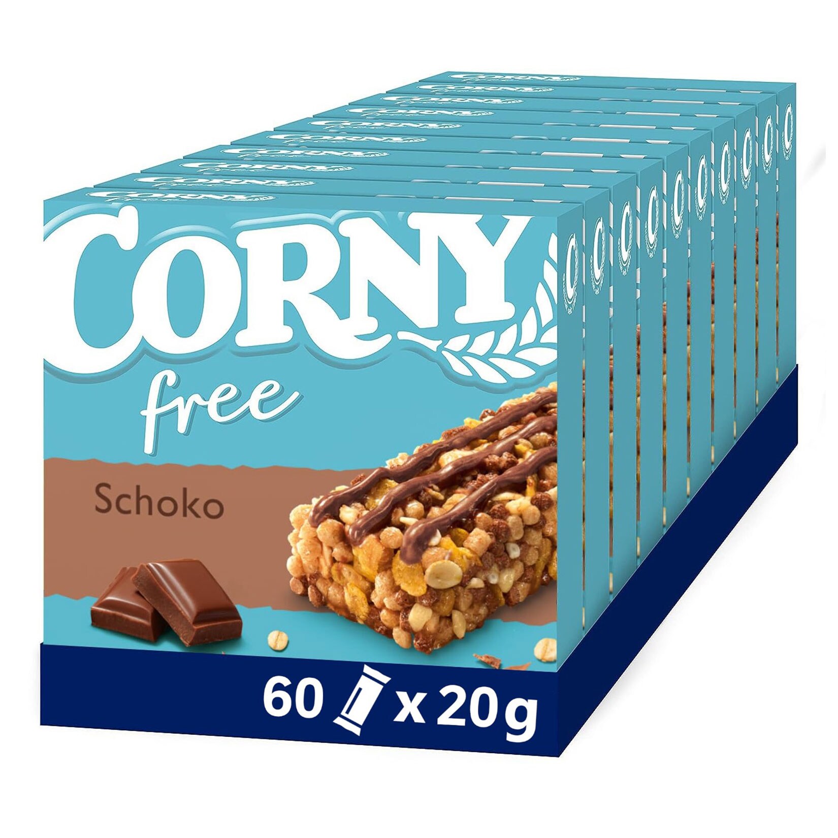 Corny Free Schoko 120g, 10er Pack - Bild 1
