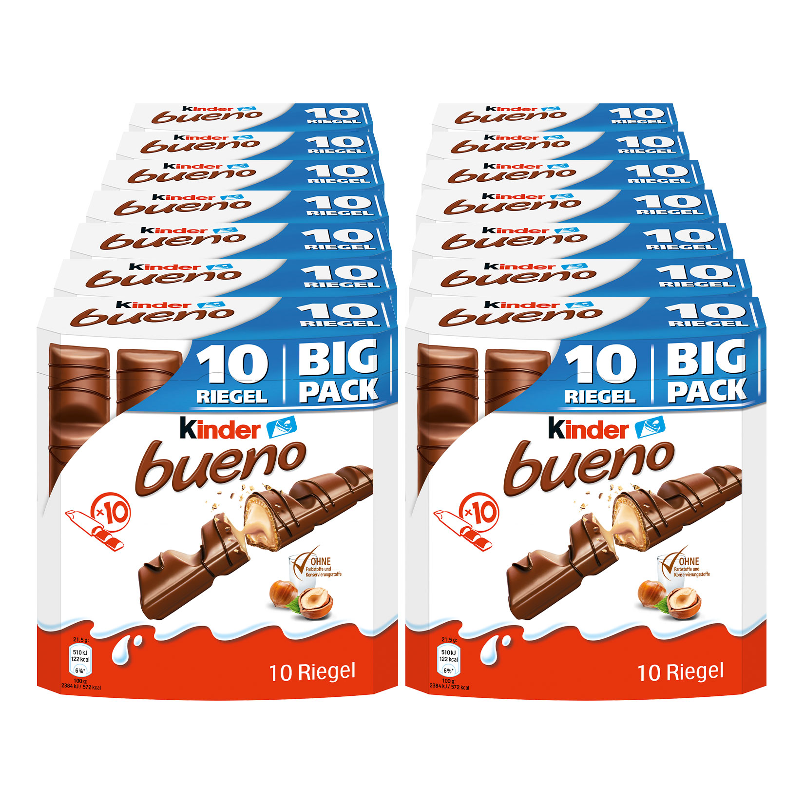 Kinder Bueno 215 g, 14er Pack - Bild 1