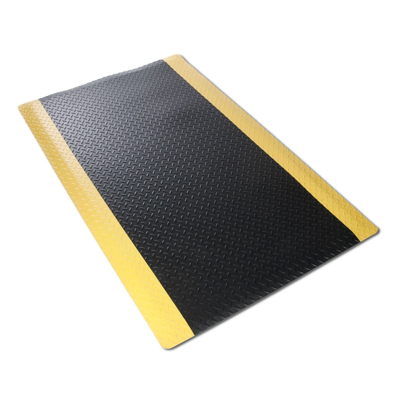 etm Anti-Ermüdungsmatte Dyna-Protect Diamond Schwarz-Gelb