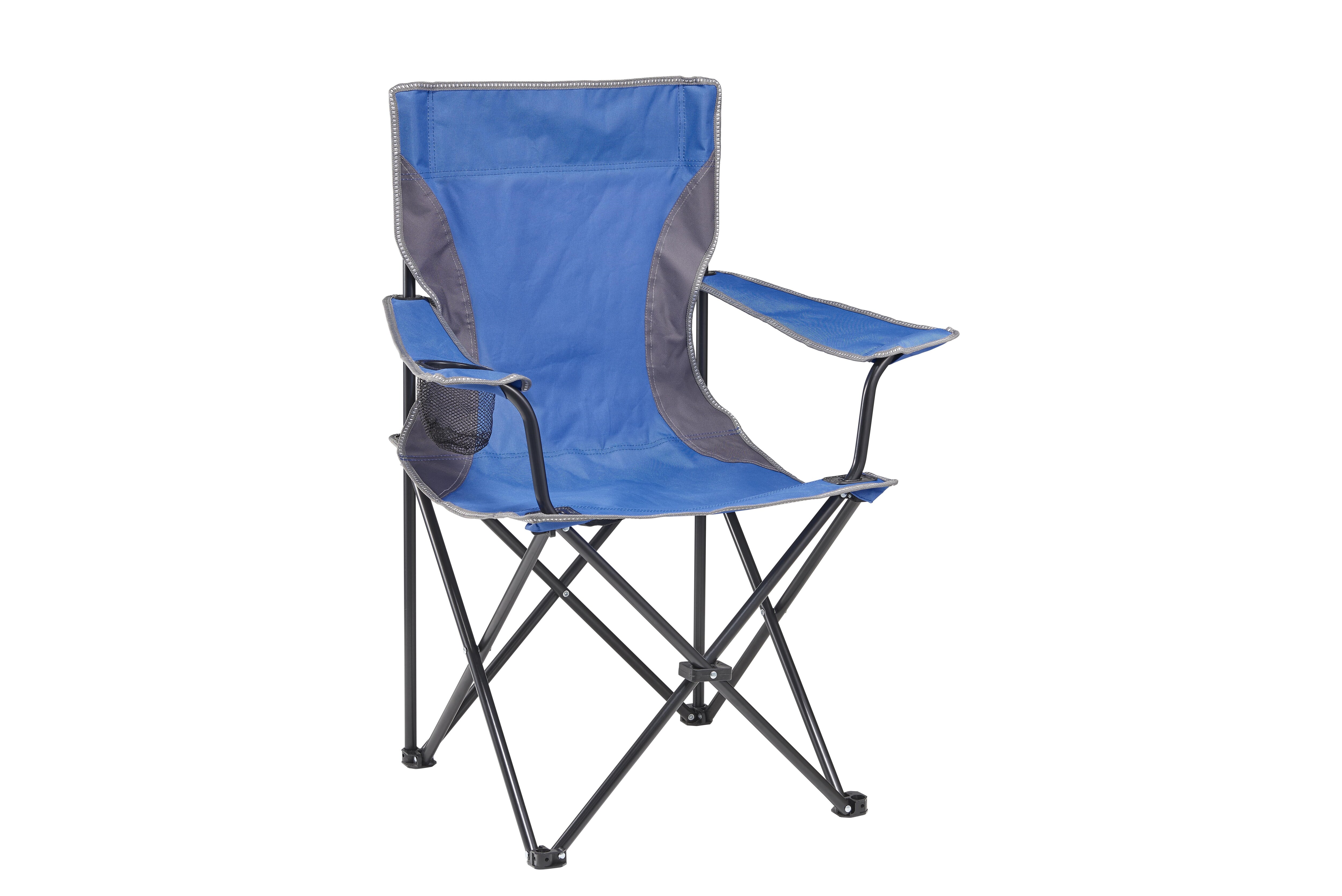 Living & Garden Campingstuhl blau-grau - Bild 1