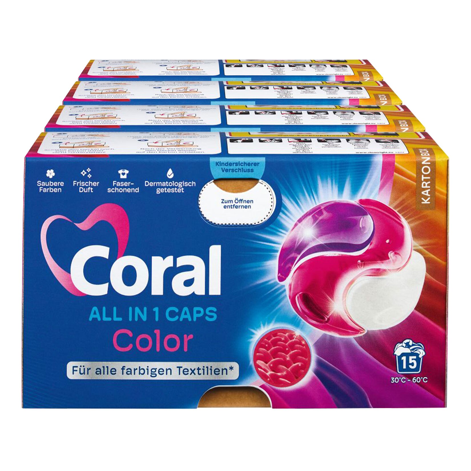 Coral Caps All in 1 - Optimal Color 15 WL, 4er Pack - Bild 1