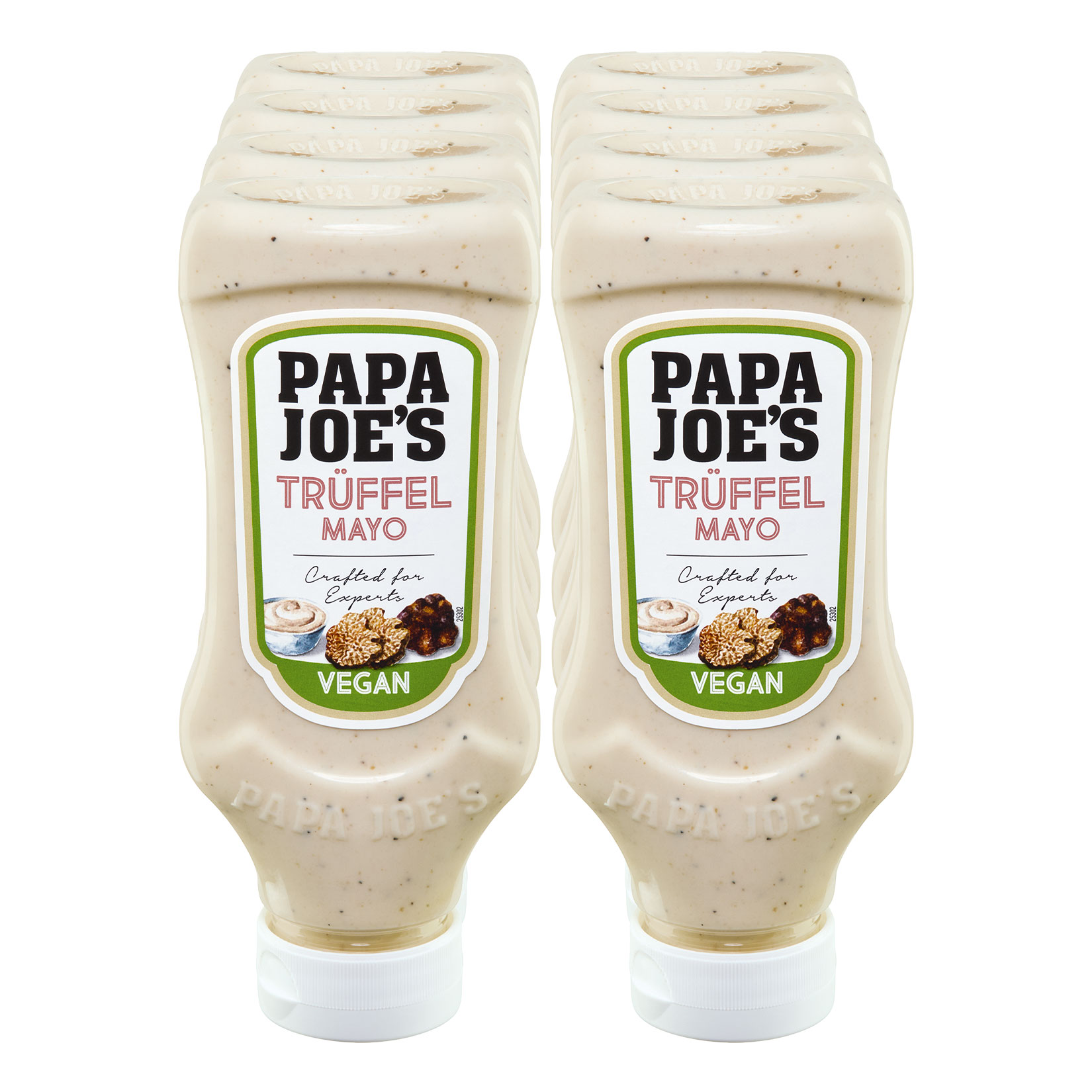 Papa Joe`s Vegane Tr&uuml;ffel Mayonnaise 300 ml, 8er Pack - Bild 1