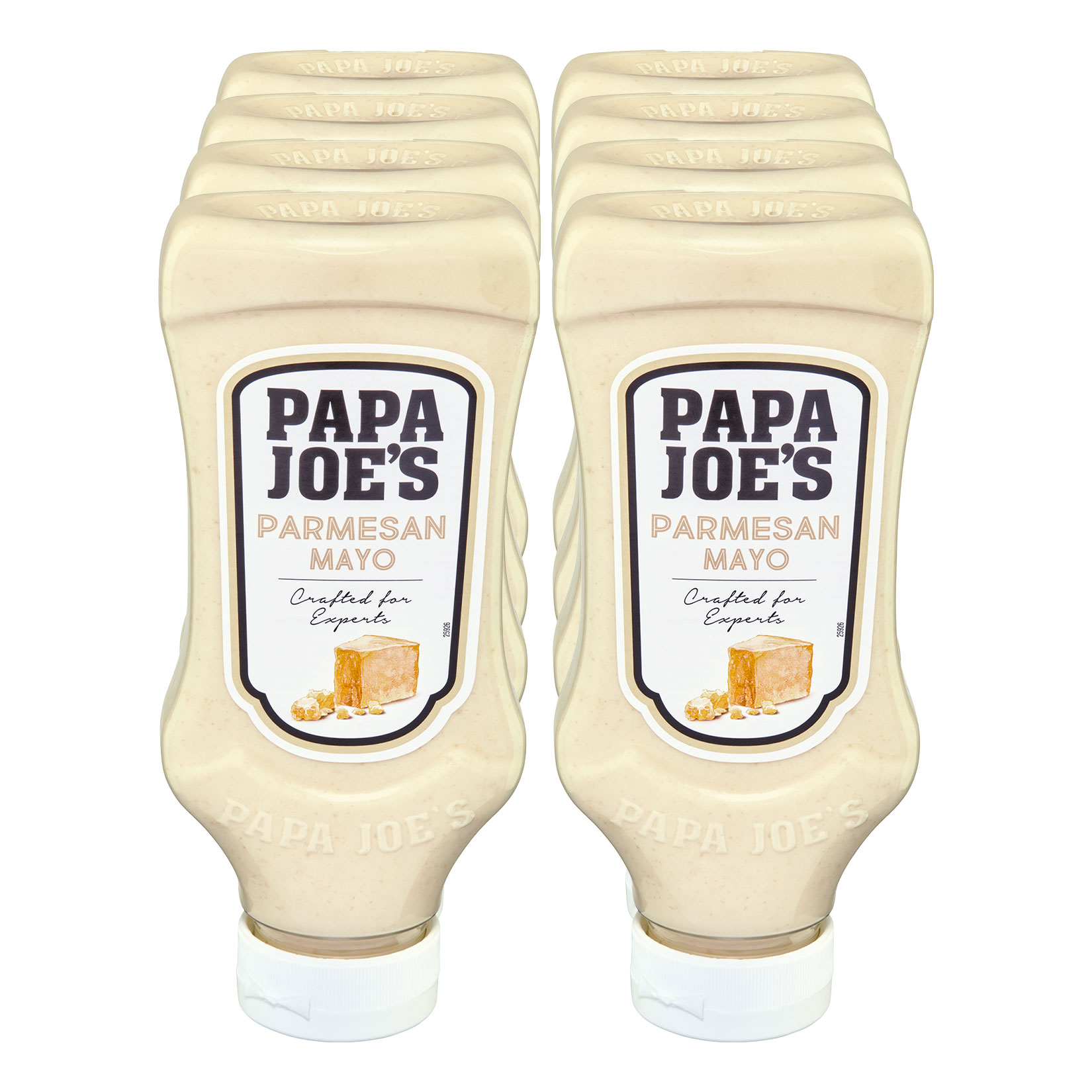 Papa Joe`s Parmesan Mayonnaise 300 ml, 8er Pack - Bild 1