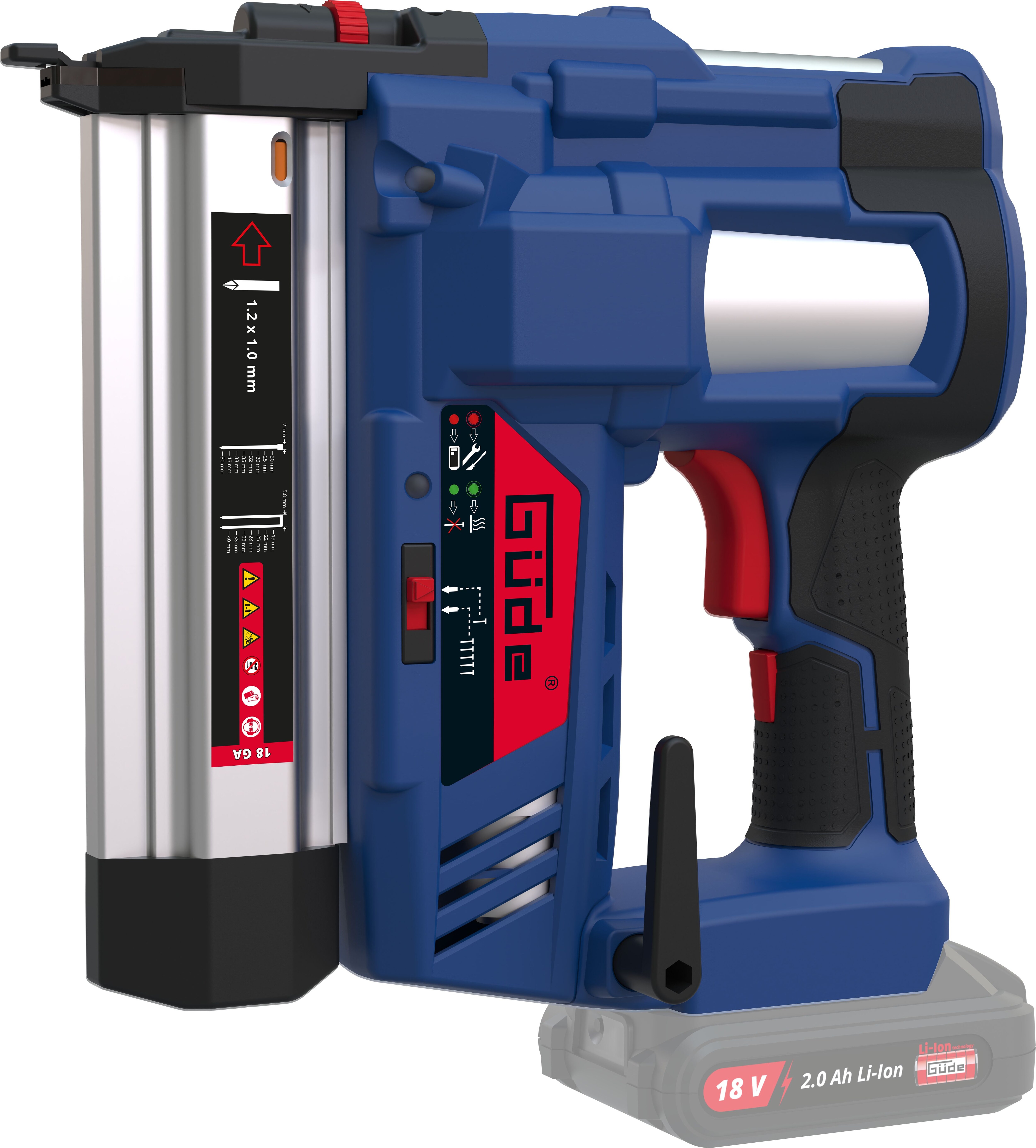 G&uuml;de Akku Klammerger&auml;t u. Nagler KN 18-201-05 - Bild 1